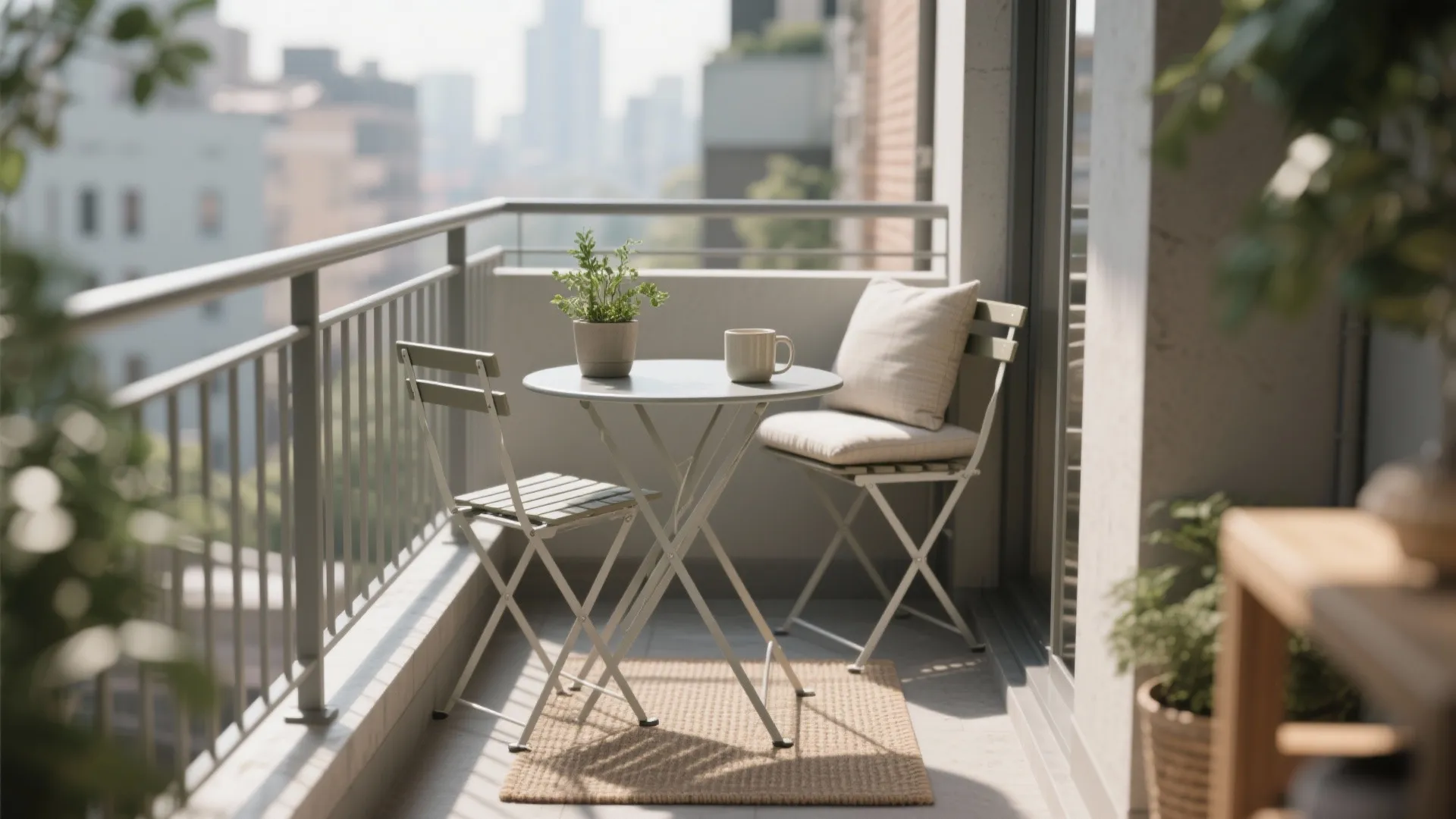 Café-Style Seating with Slimline Pieces