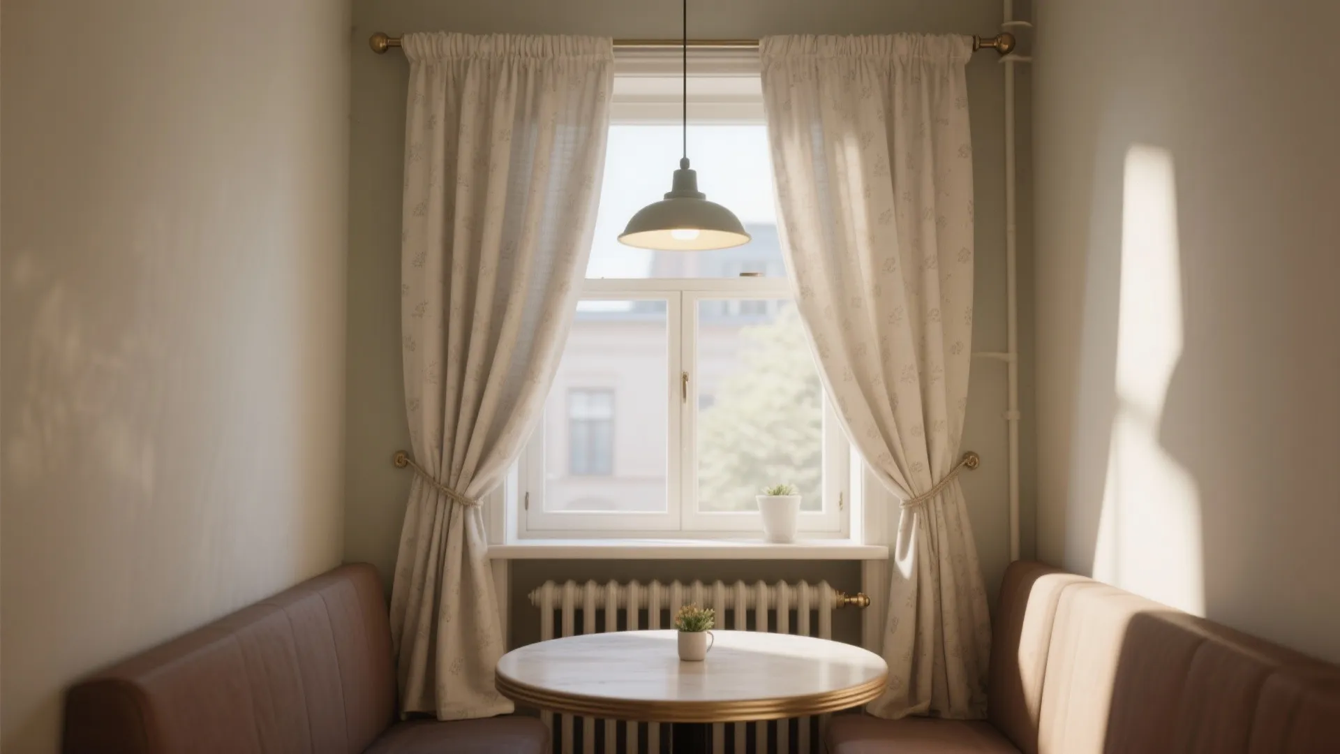 Inspiration 3: Café Curtains for Lower Windows