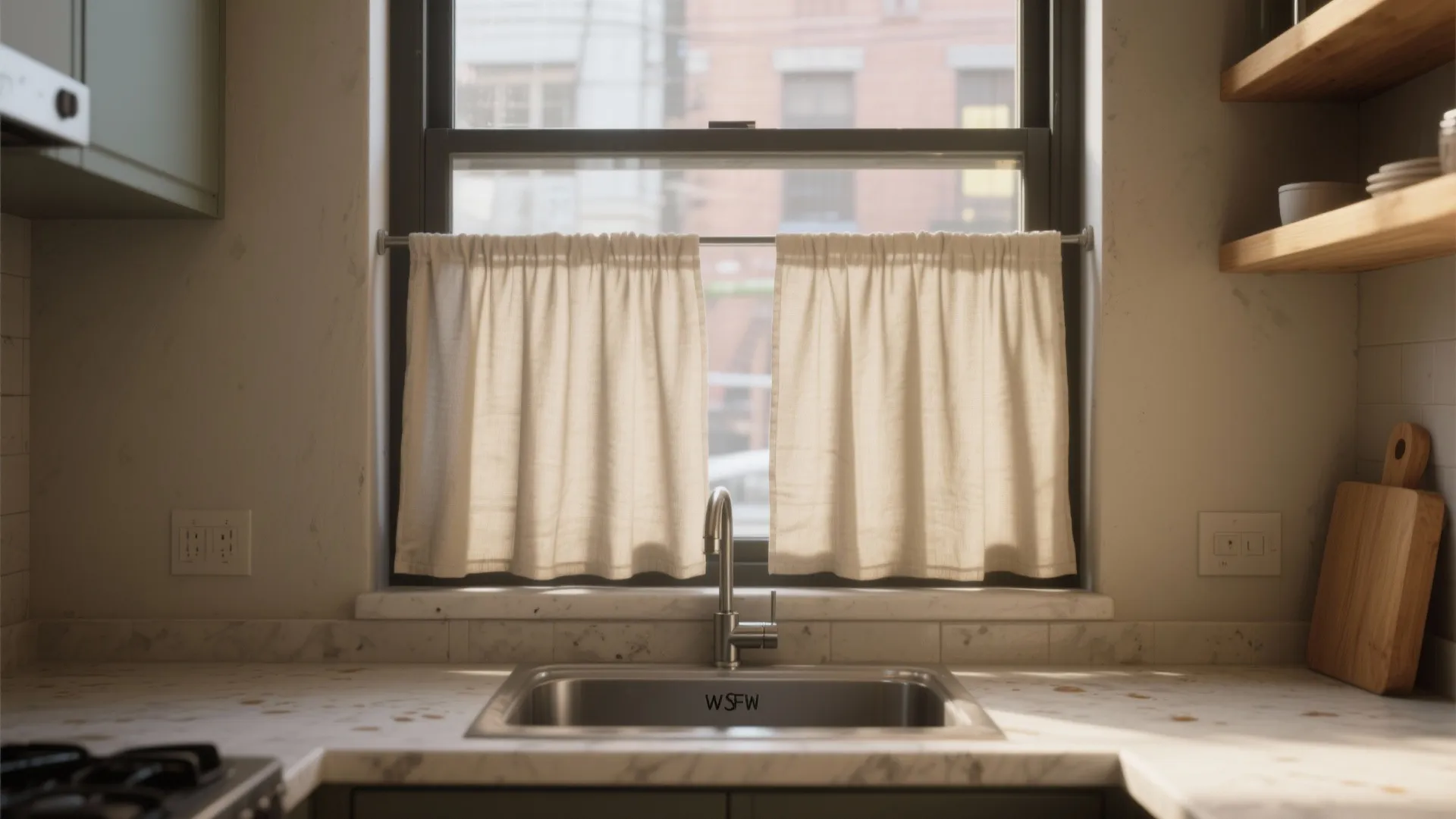 1. Café Curtains: charm without blocking light