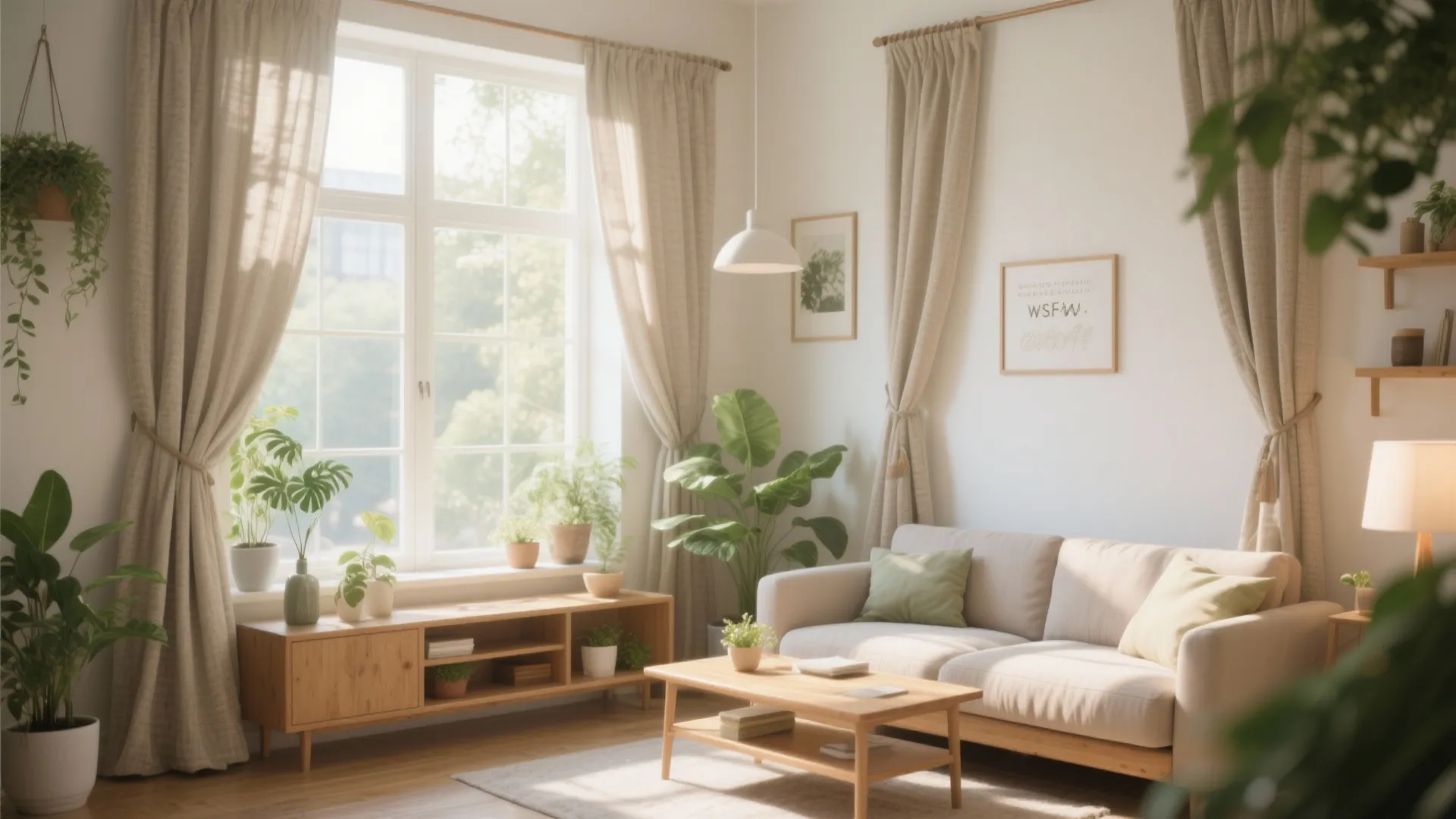 8. Café-Style Half Curtains