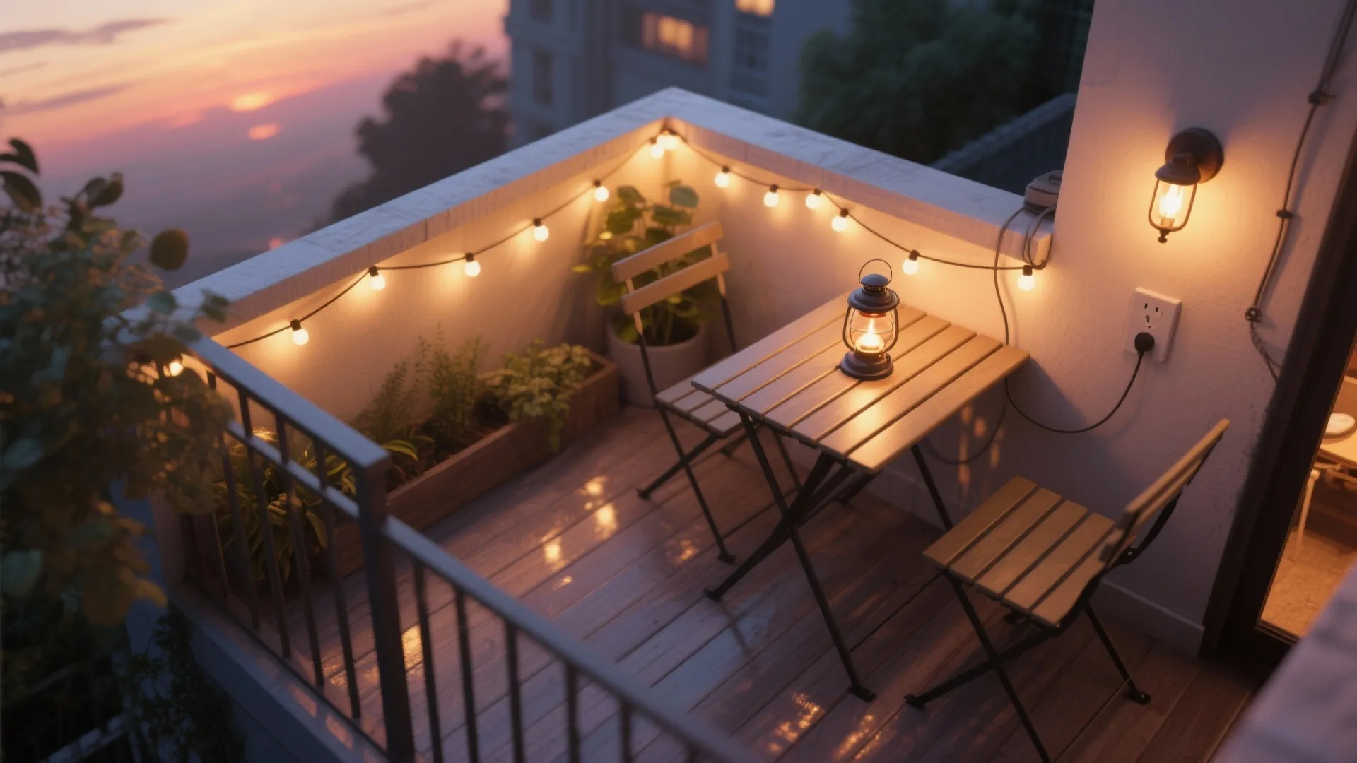 Idea 3: Café Lighting Layers (Not Just String Lights)