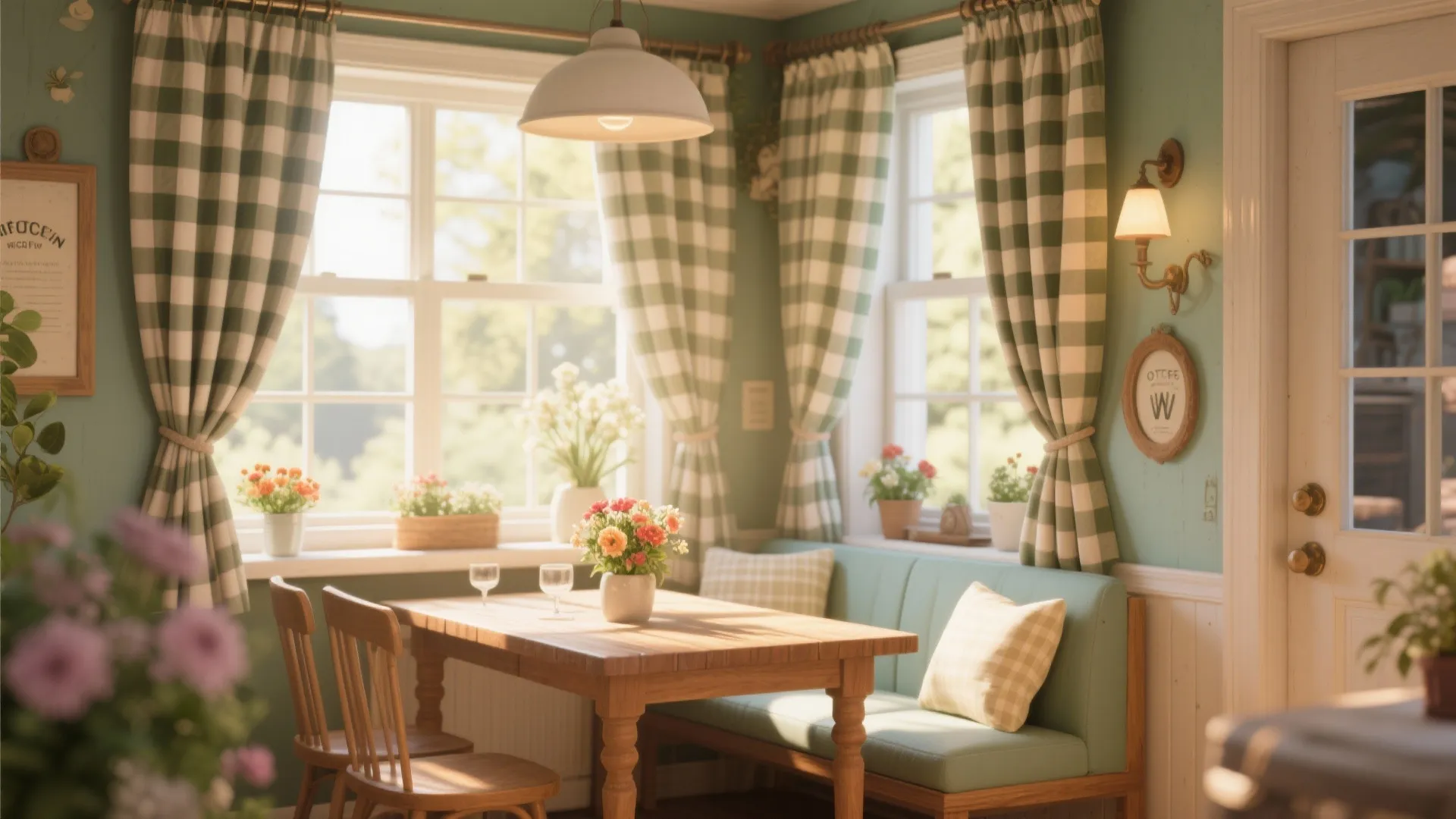 9. Café-Style Curtains