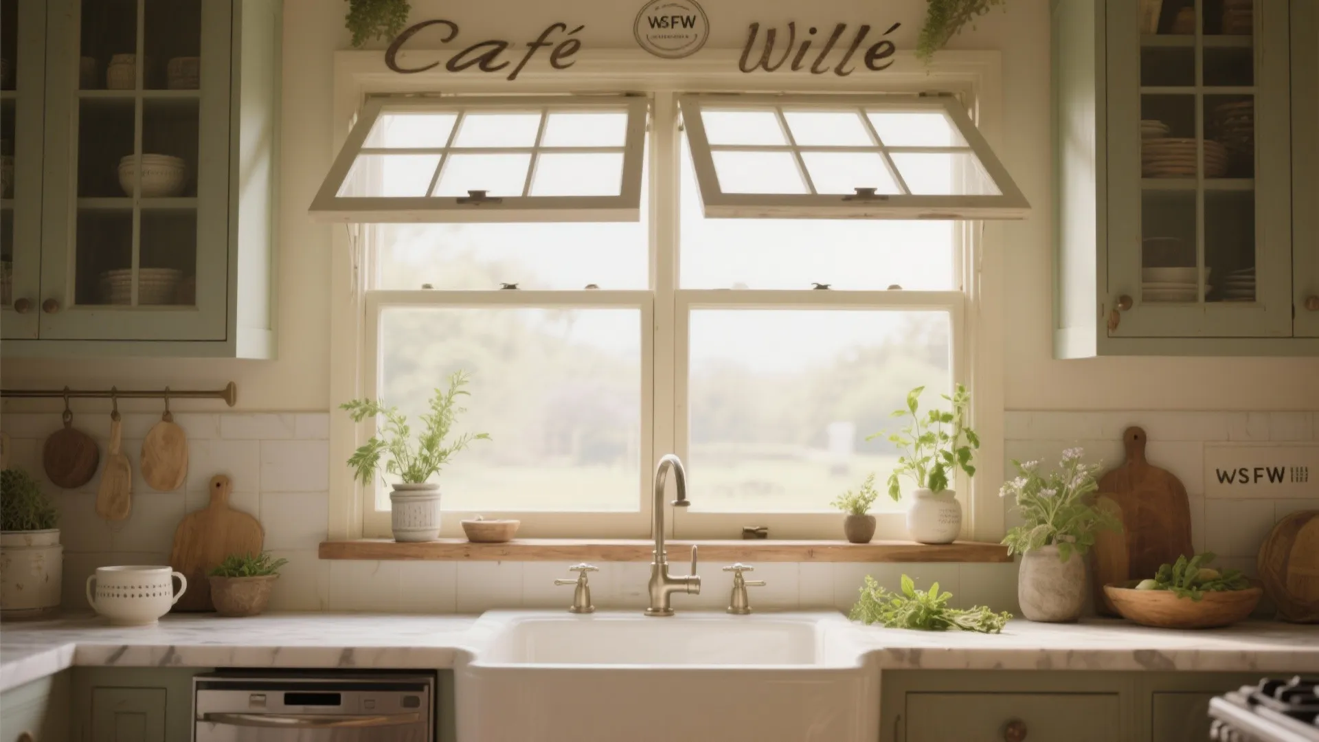 2. Cafe-Style Split Windows