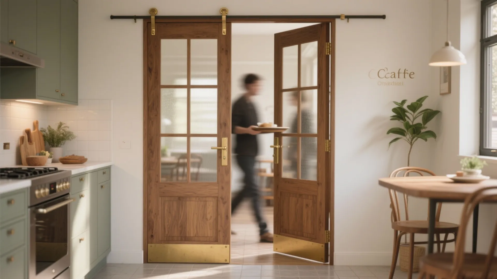 Double-Acting Kitchen Door Ideas — 5 Smart Ways