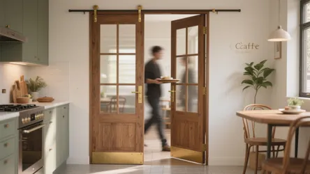 Double-Acting Kitchen Door Ideas — 5 Smart Ways