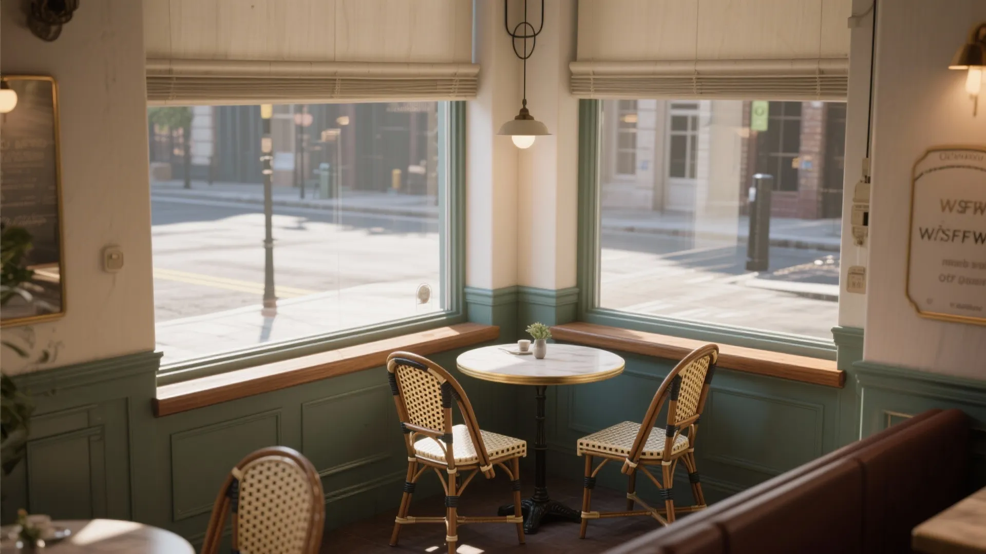 3. Install a Cafe-Style Window for Street Charm