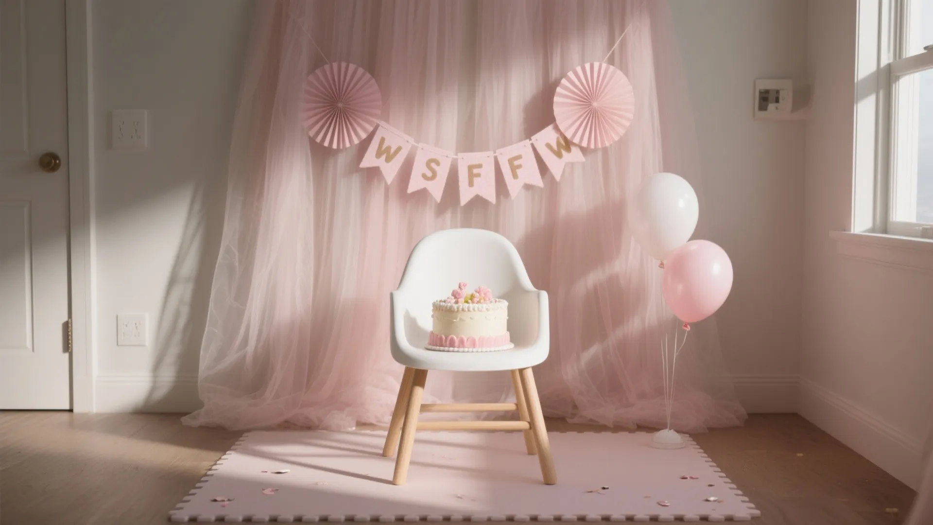 High-Chair Spotlight: Whimsical Dessert Backdrop