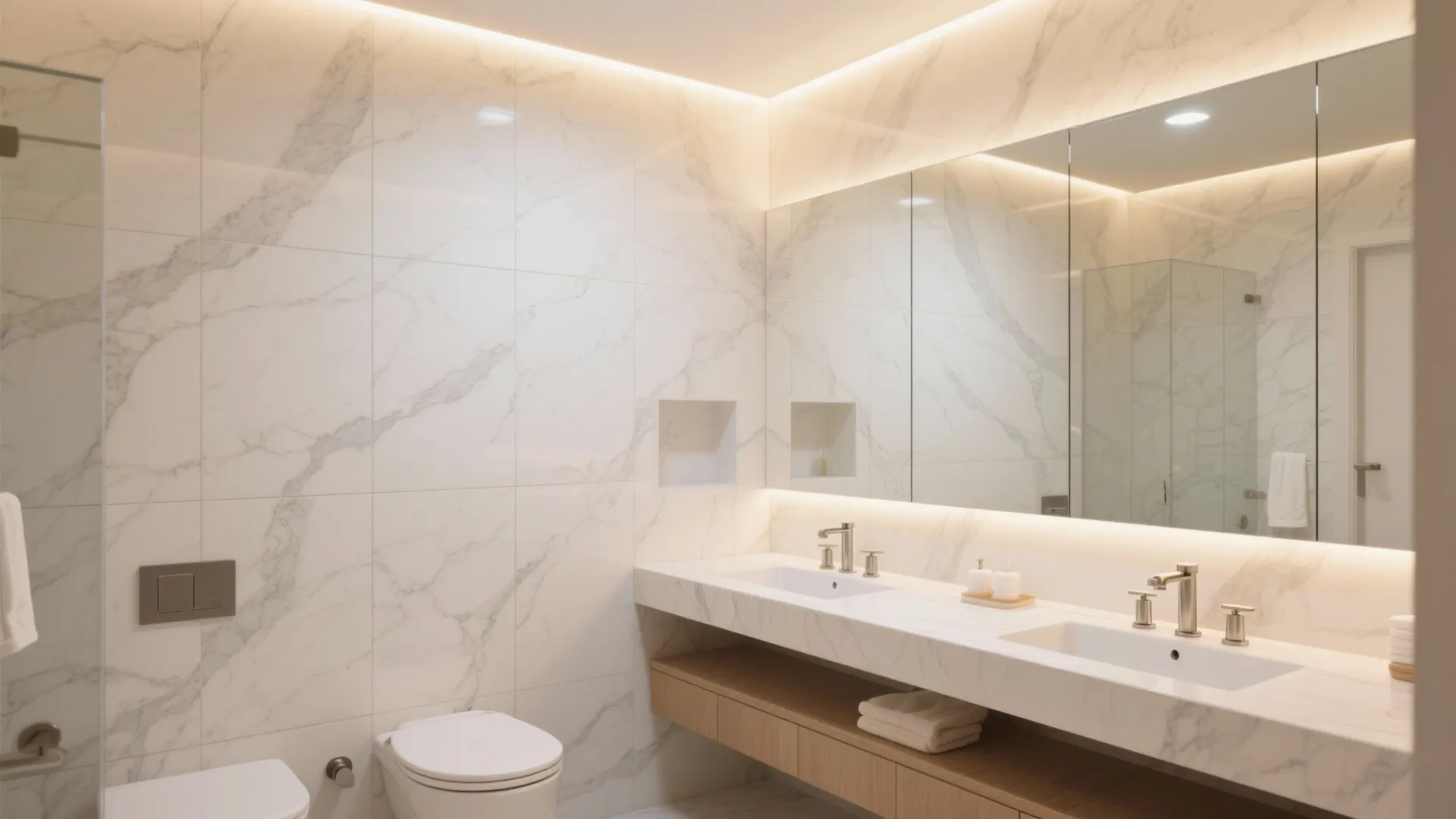 Stone-Look Porcelain, Spa Calm Without the Drama