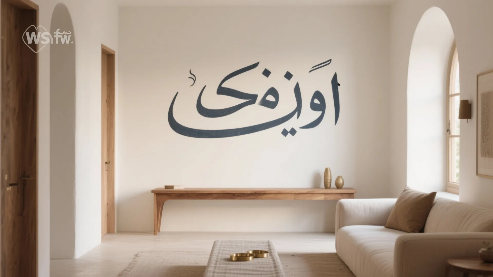 Arabic Calligraphy Feature Wall