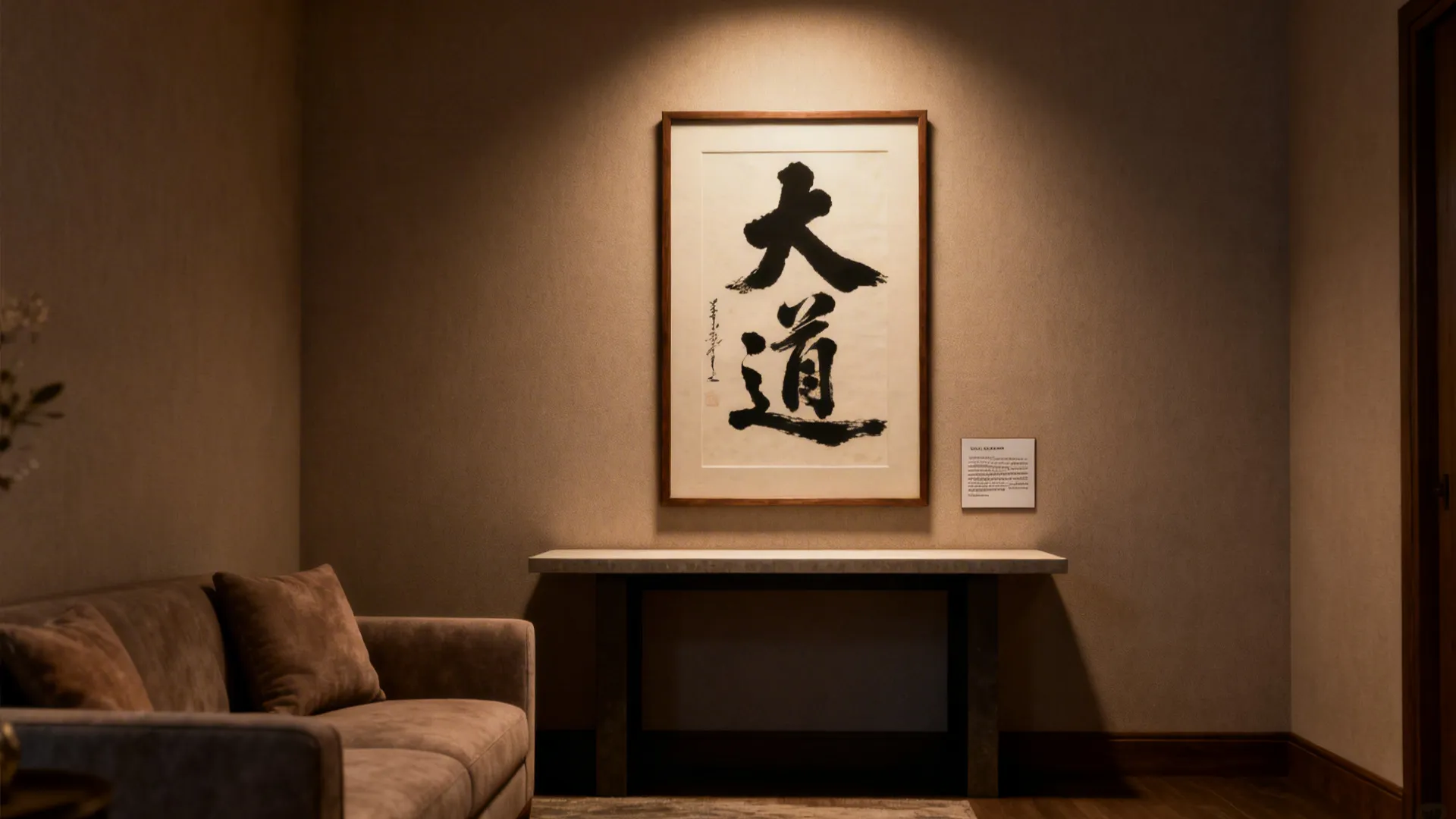 3. Calligraphy Statement Piece