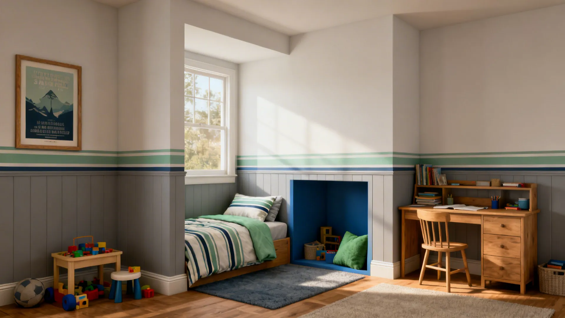 Color Psychology: Calm Base, Energizing Accents