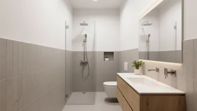 Modern Minimalist Bathroom Design with Neutral Tones
