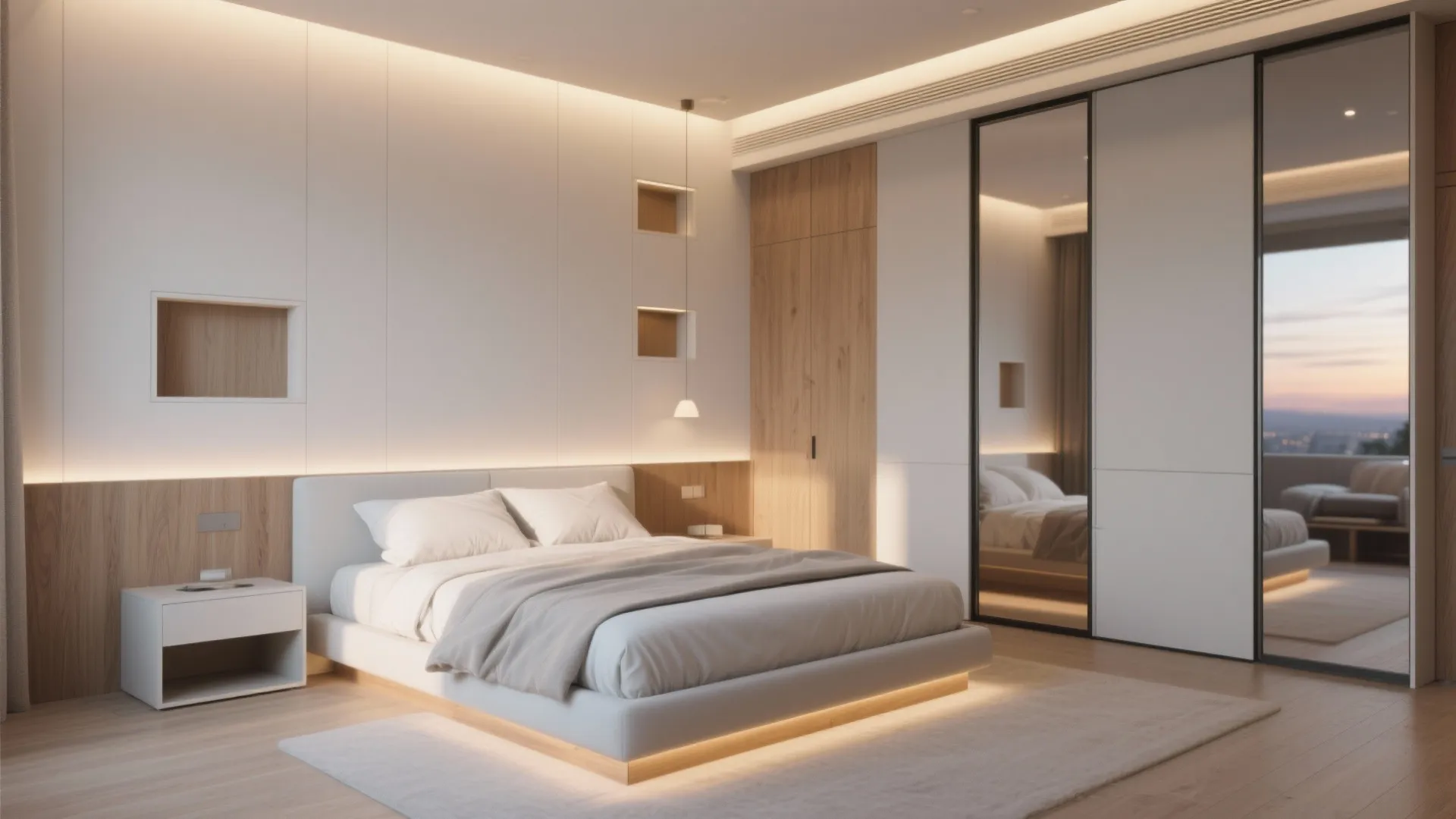 Built-in Storage, Platforms, and Calm Bedrooms