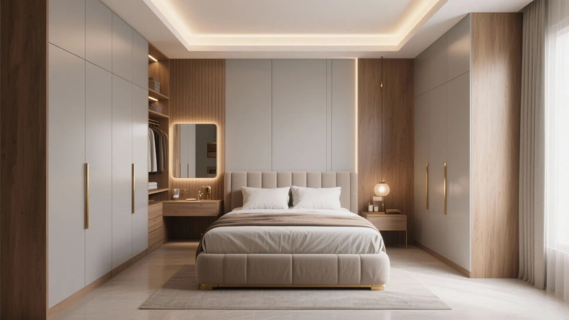 Storage-smart bedrooms that still feel calm