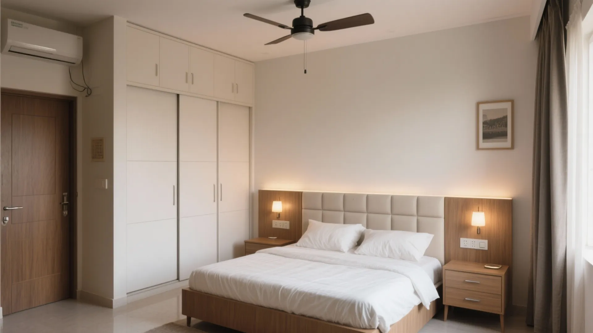 Bedrooms that restore: sliding wardrobes, calm palettes, and airflow