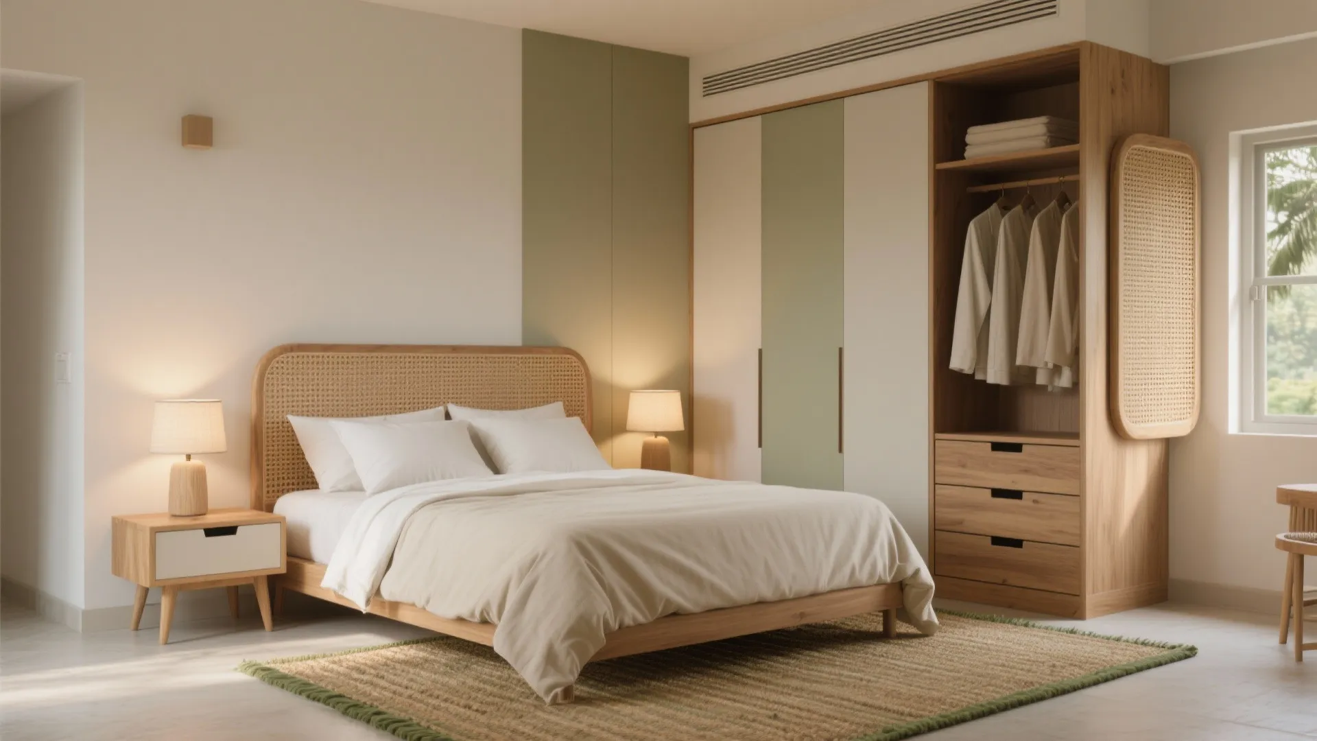 Storage-Savvy Bedrooms With Calm, Coastal Palettes