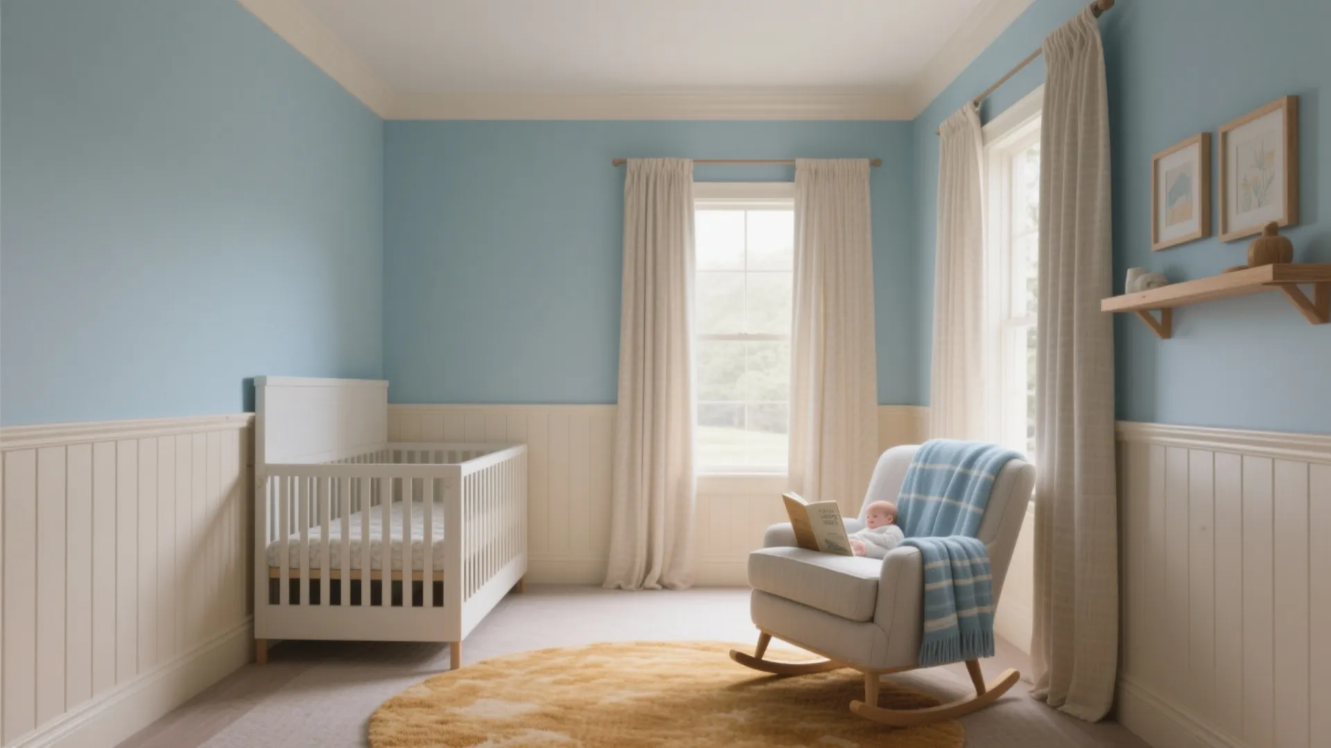 Calm Color Layers: Soft Blues + Warm Neutrals