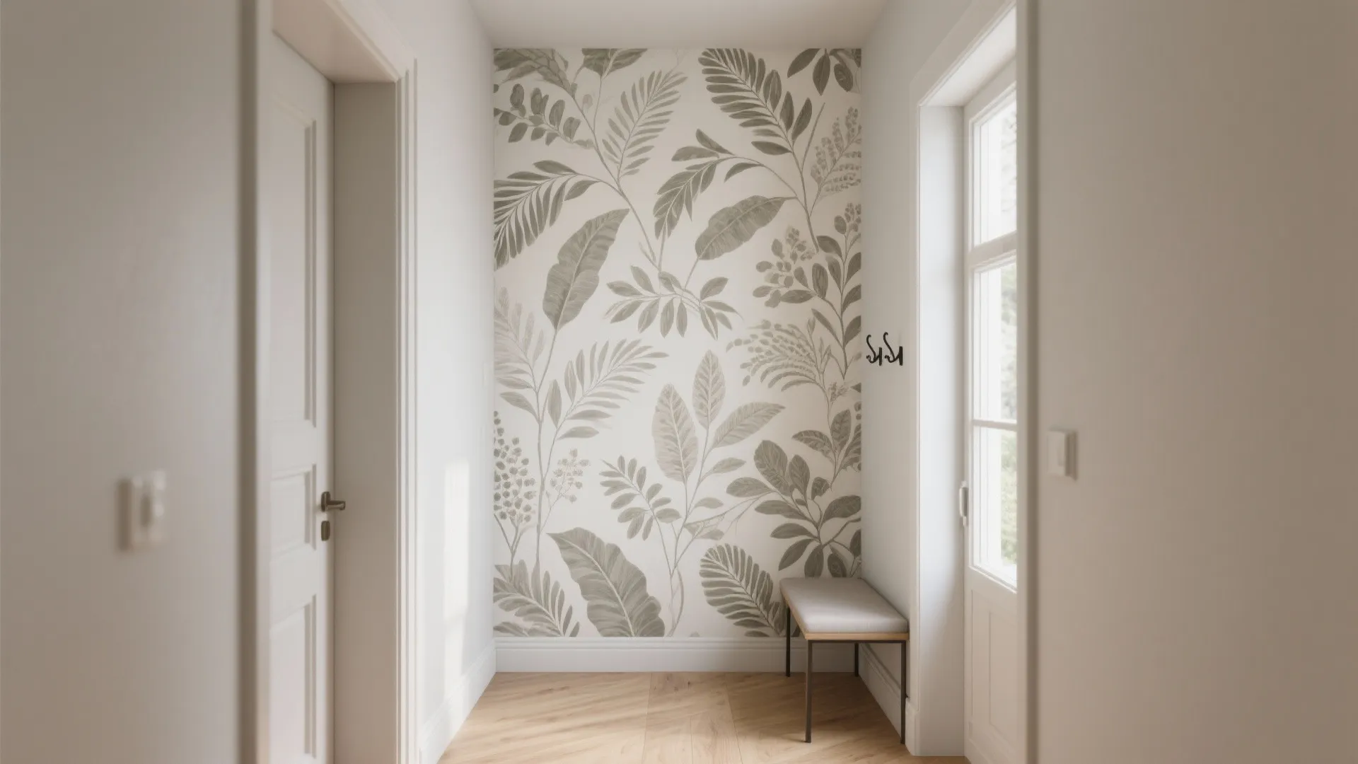 Large-Scale Patterned Wallpaper (But Keep It Calm)