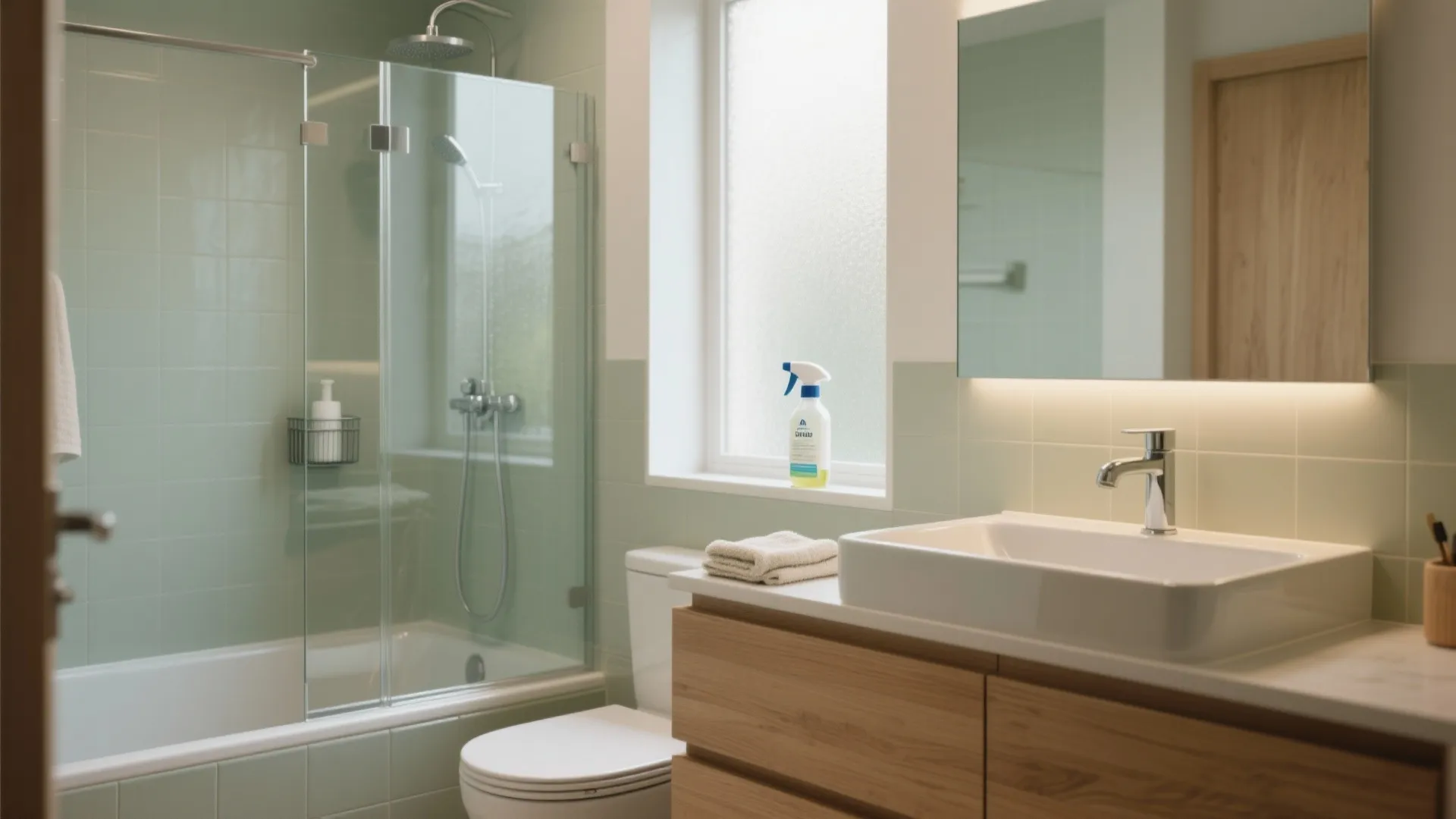 Lysol 4-in-1 Bathroom Cleaner Ideas: Small bathroom refresh: 5 creative ways to use Lysol 4-in-1 and design tips from a pro