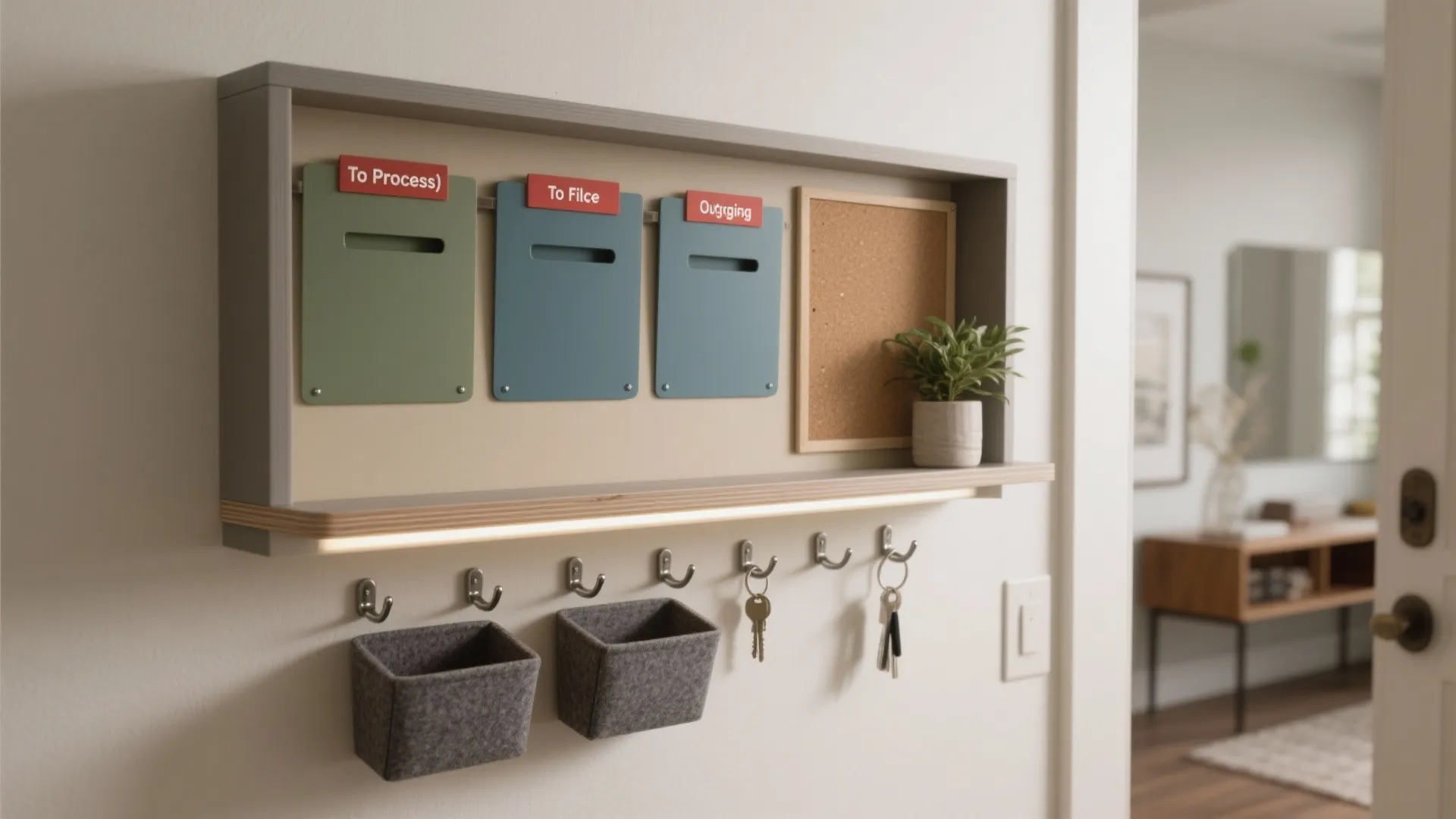 DIY Home Mail Organizer: Declutter Your Entrance with Style: 1 Minute to a Tidy Entryway—Fast-Track Guide to Crafting Your Own Mail Organizer