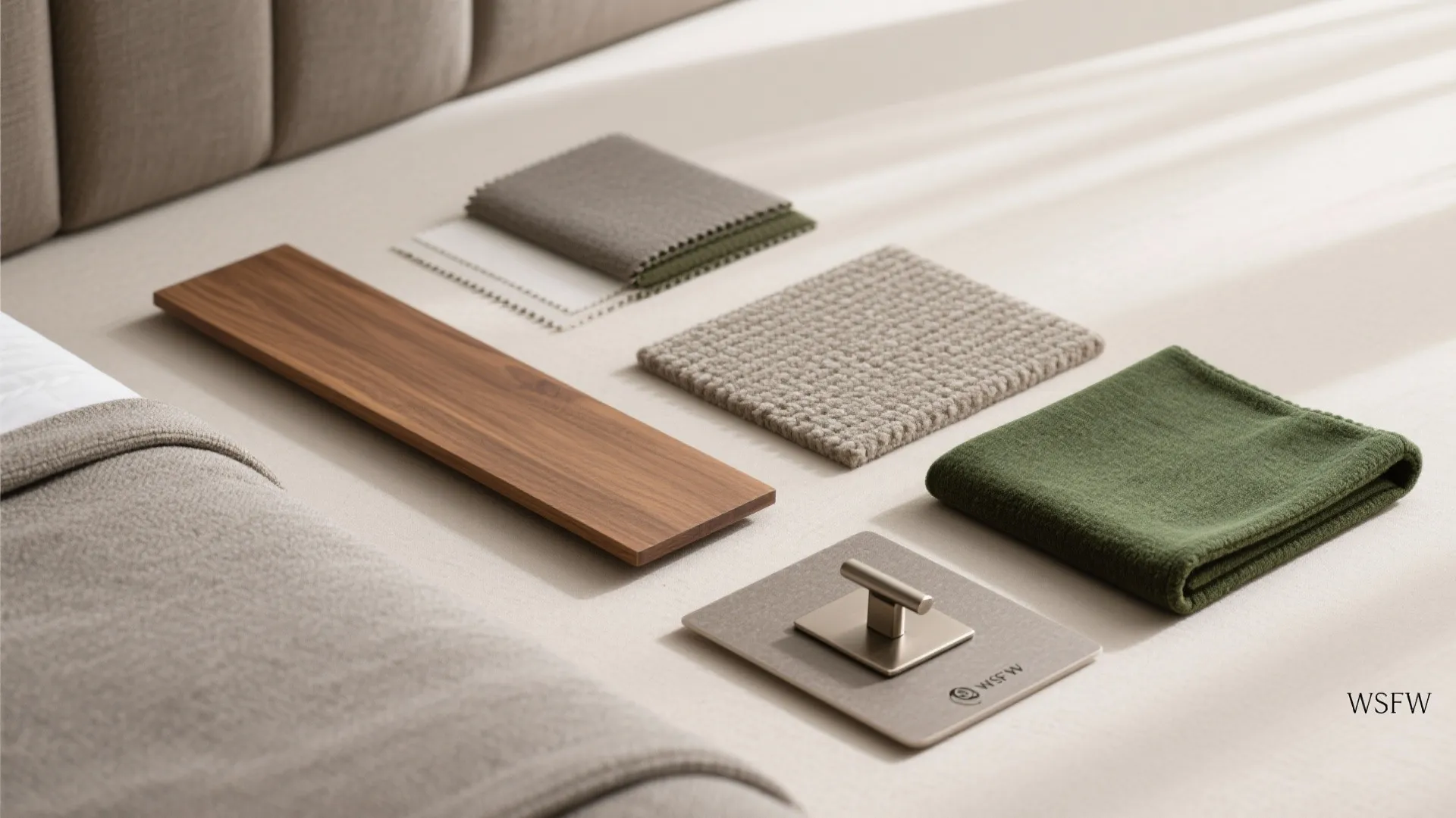 Idea 1: Calm palette, honest materials