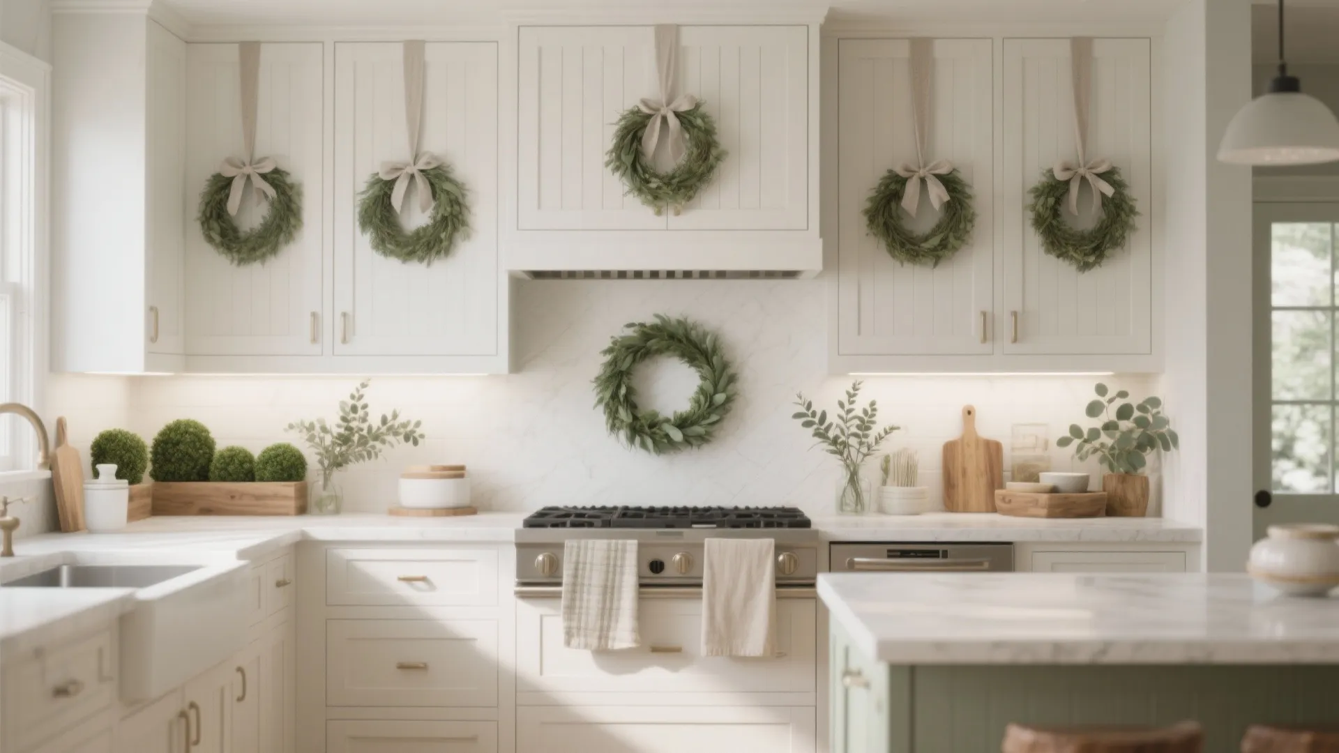 Small Wreaths for Kitchen Cabinets: A Fresh Decor Guide: 1 Minute to Transform Your Kitchen with Mini Wreaths