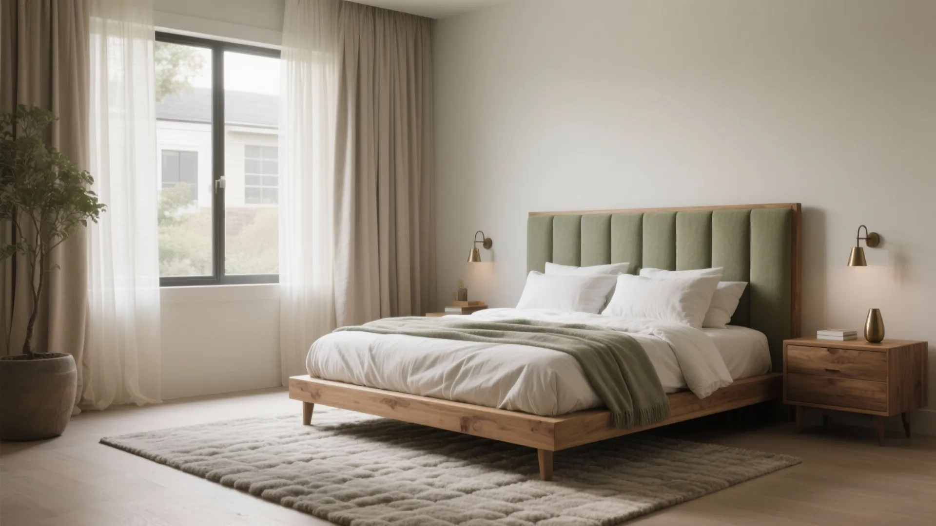 Quiet, restorative bedroom placement