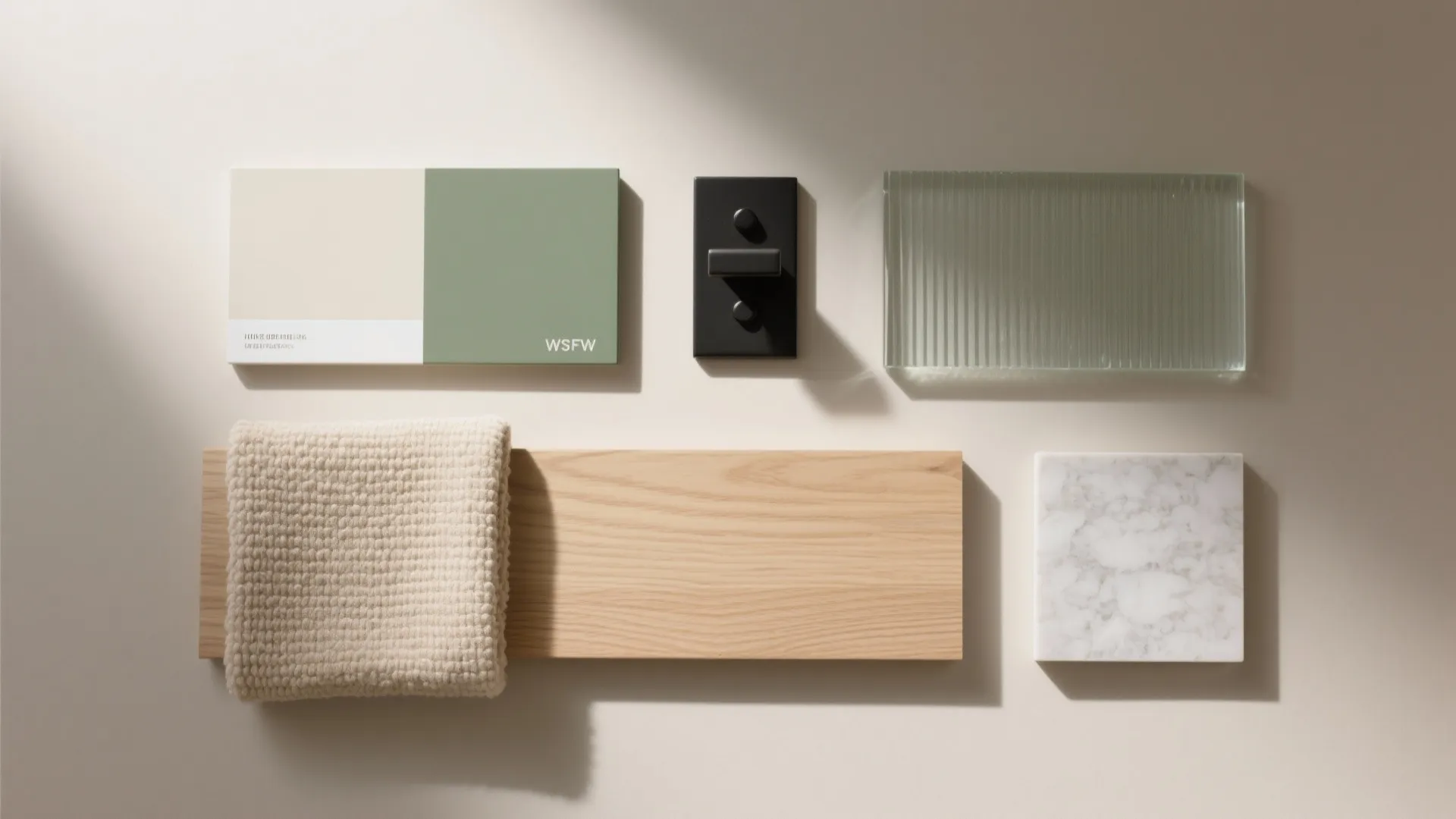 Material palettes that calm and enlarge
