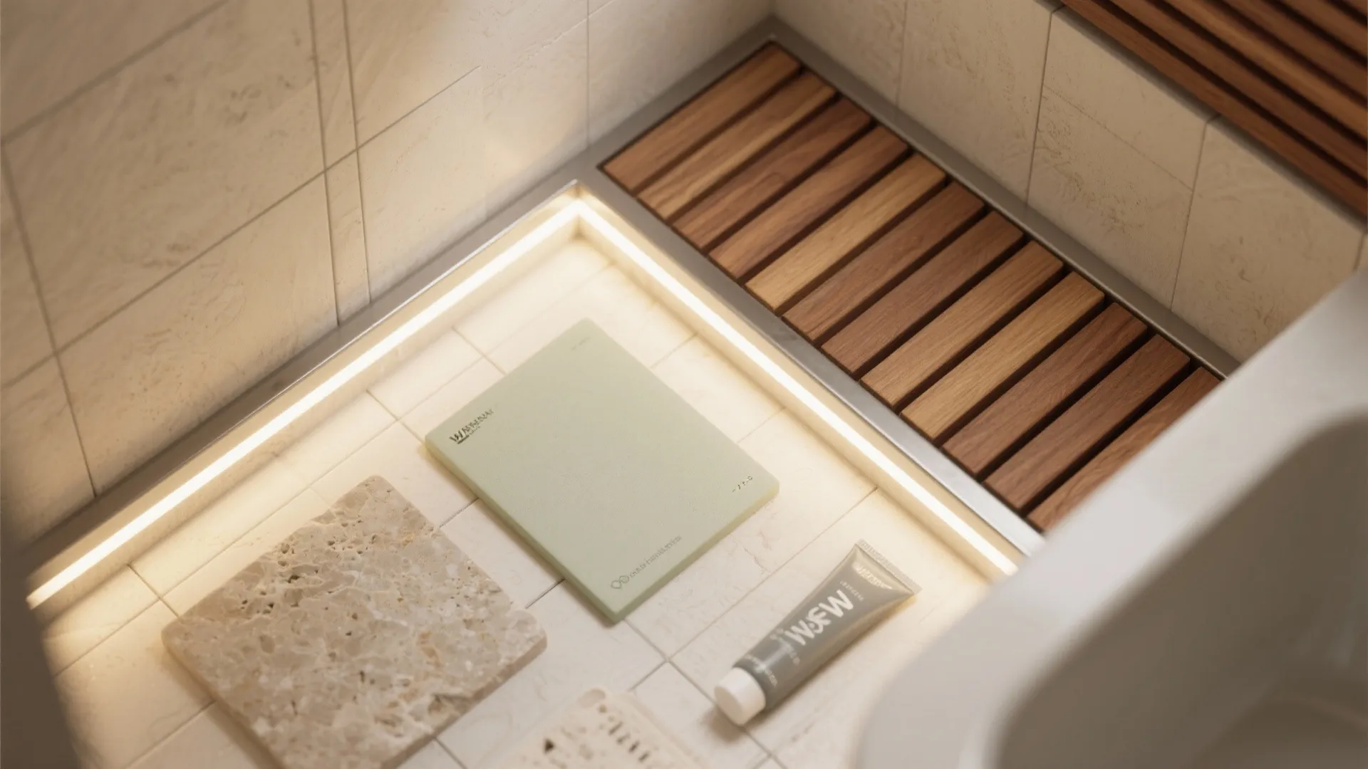 Tip 4: Material Calm—Warm Woods, Matte Stone, and Soft Light