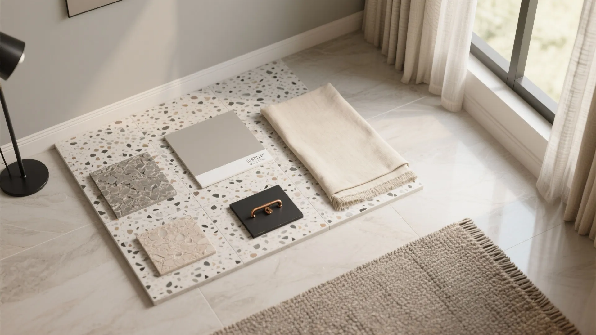 5) Calm materials and light colors that love Ahmedabad sun