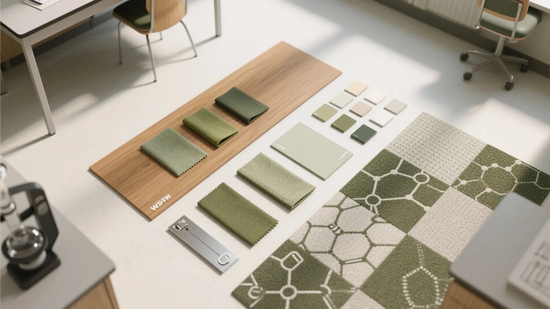 Materials That Calm and Clean Easily