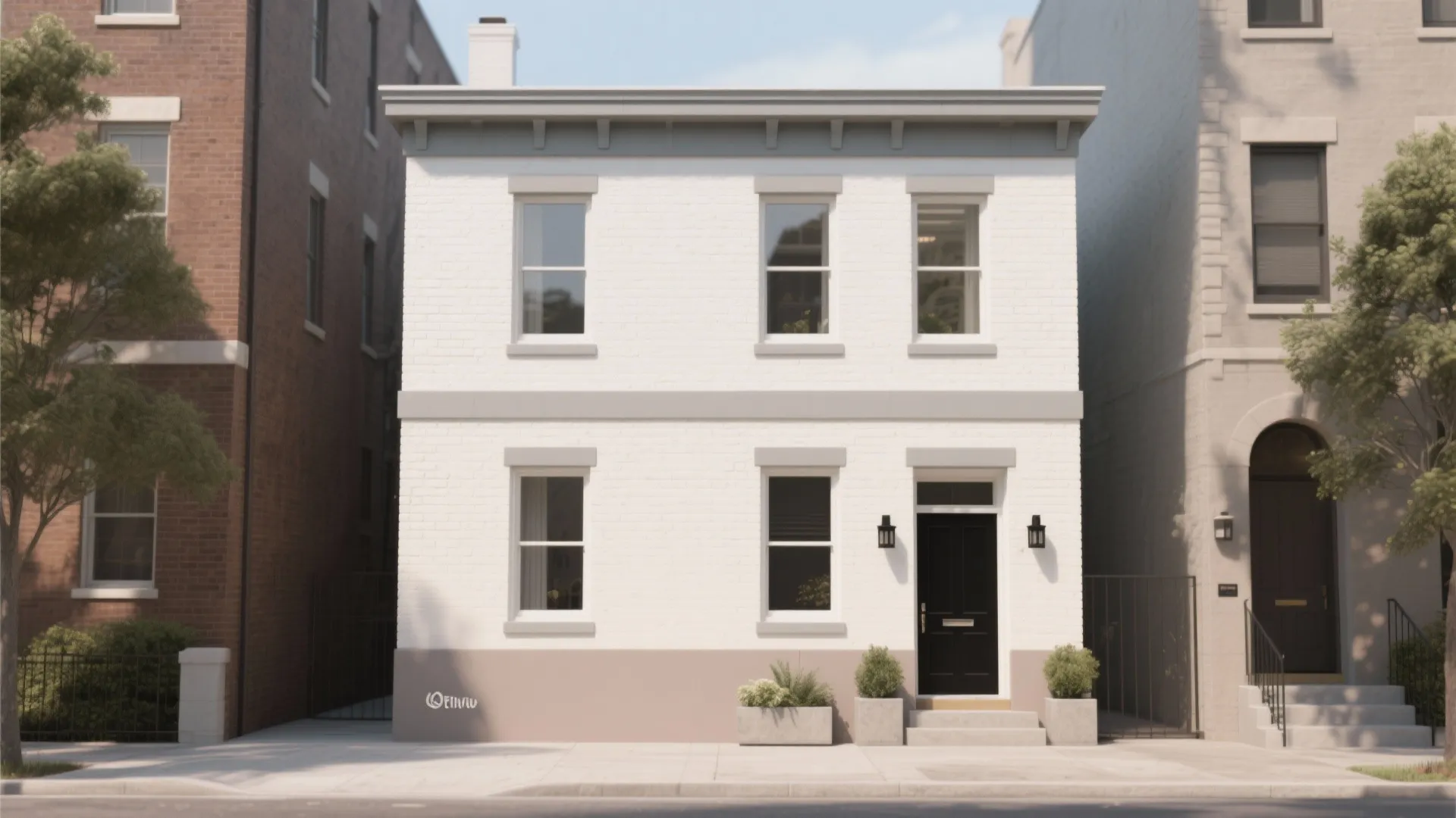 Minimalist Neutrals for a Calm Facade