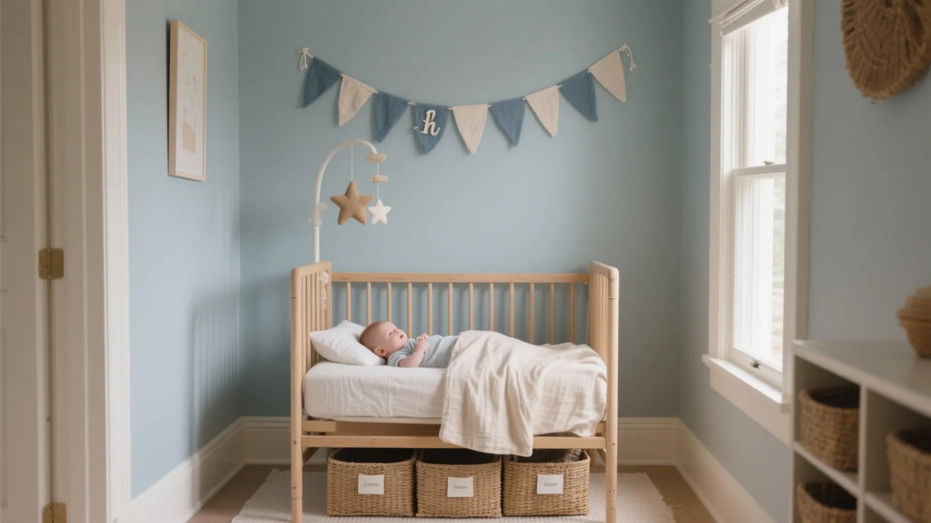 5 Simple Cradle Decoration Ideas for Baby Boy: Small-space nursery design that feels calm, safe, and personal