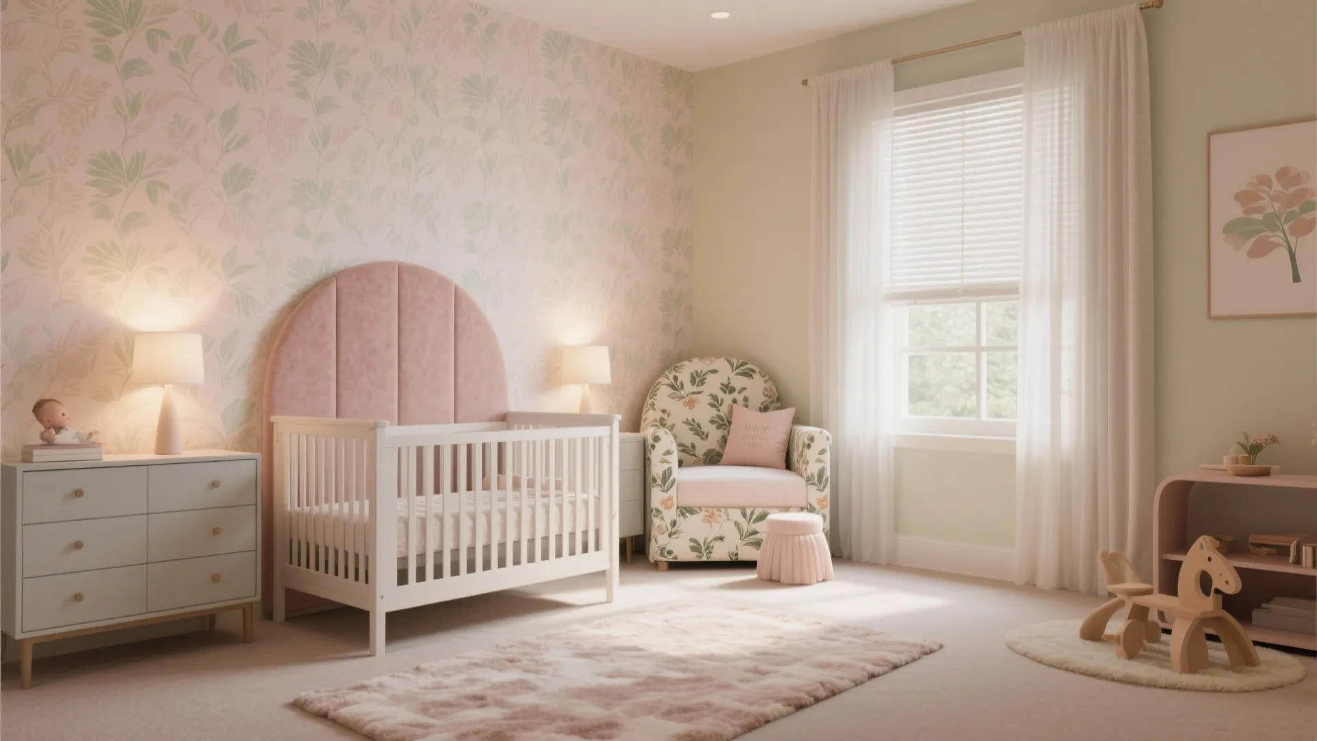 Baby Girl Room Wallpaper Ideas for a Dreamy Nursery: 1 Minute to Transform Your Baby Girl’s Room with the Right Wallpaper