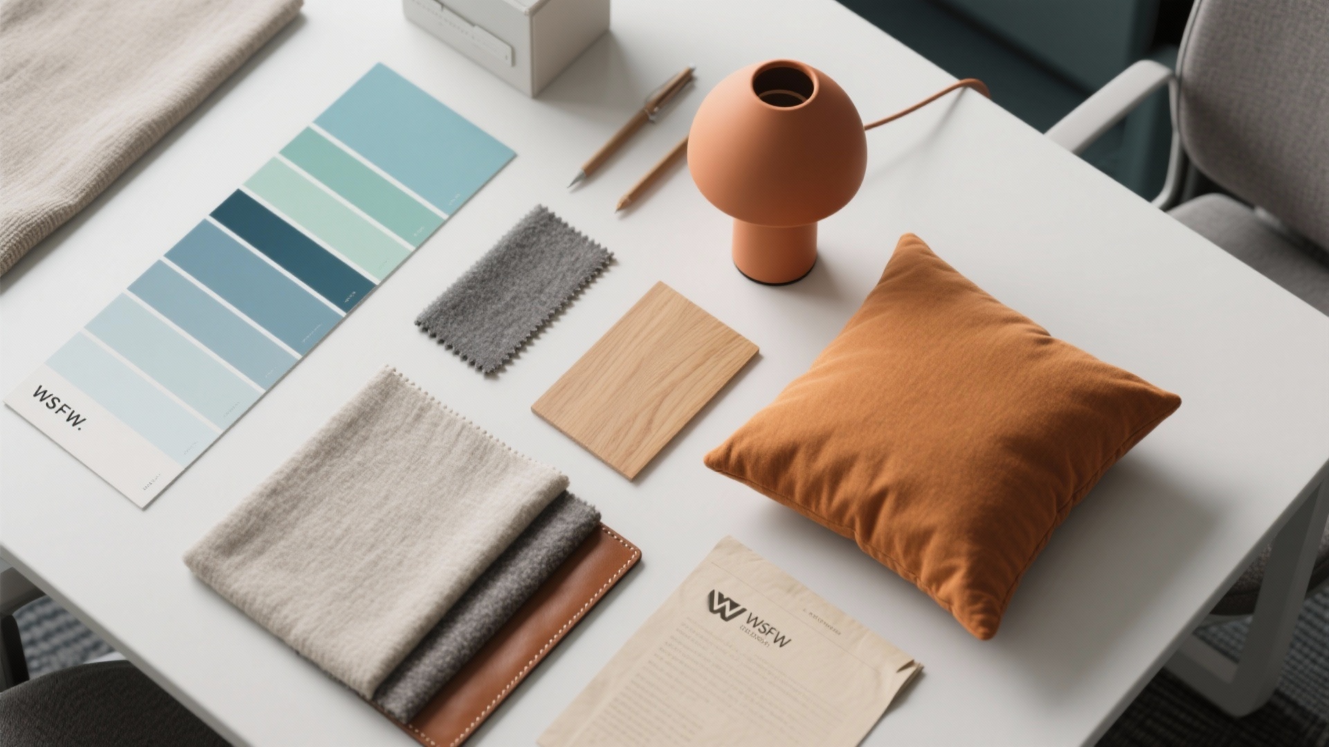 Soothing Home Office Decor For Focus photo