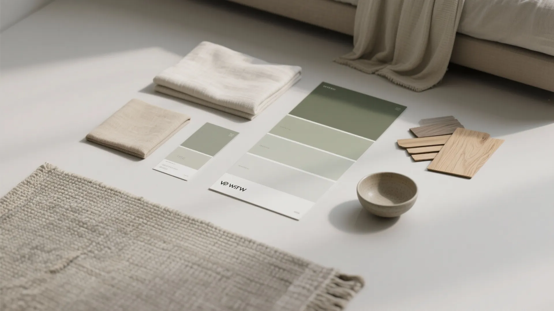 1. Choose a calm, limited color palette