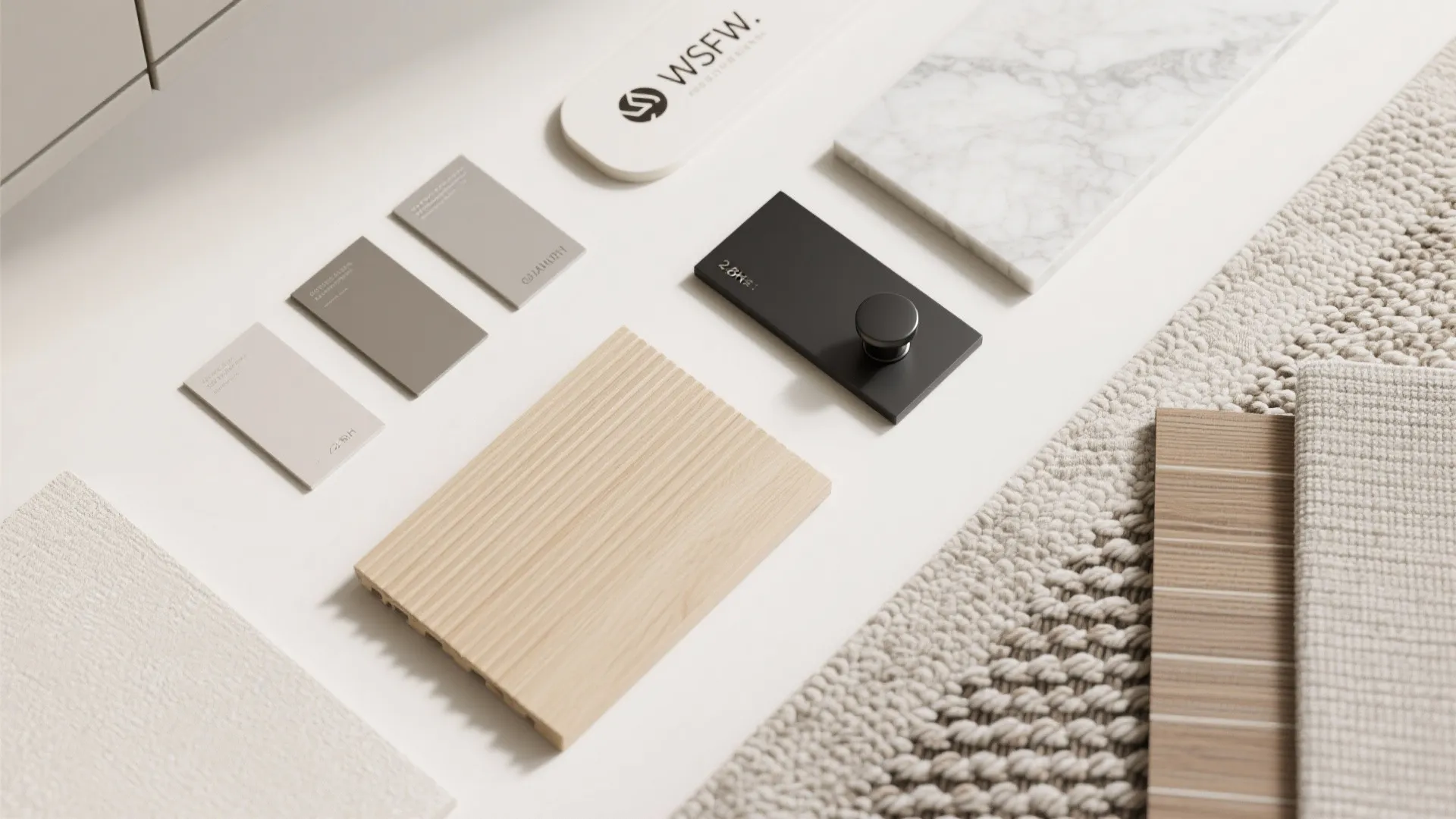 Calm Color and Material Palette that Feels Bigger