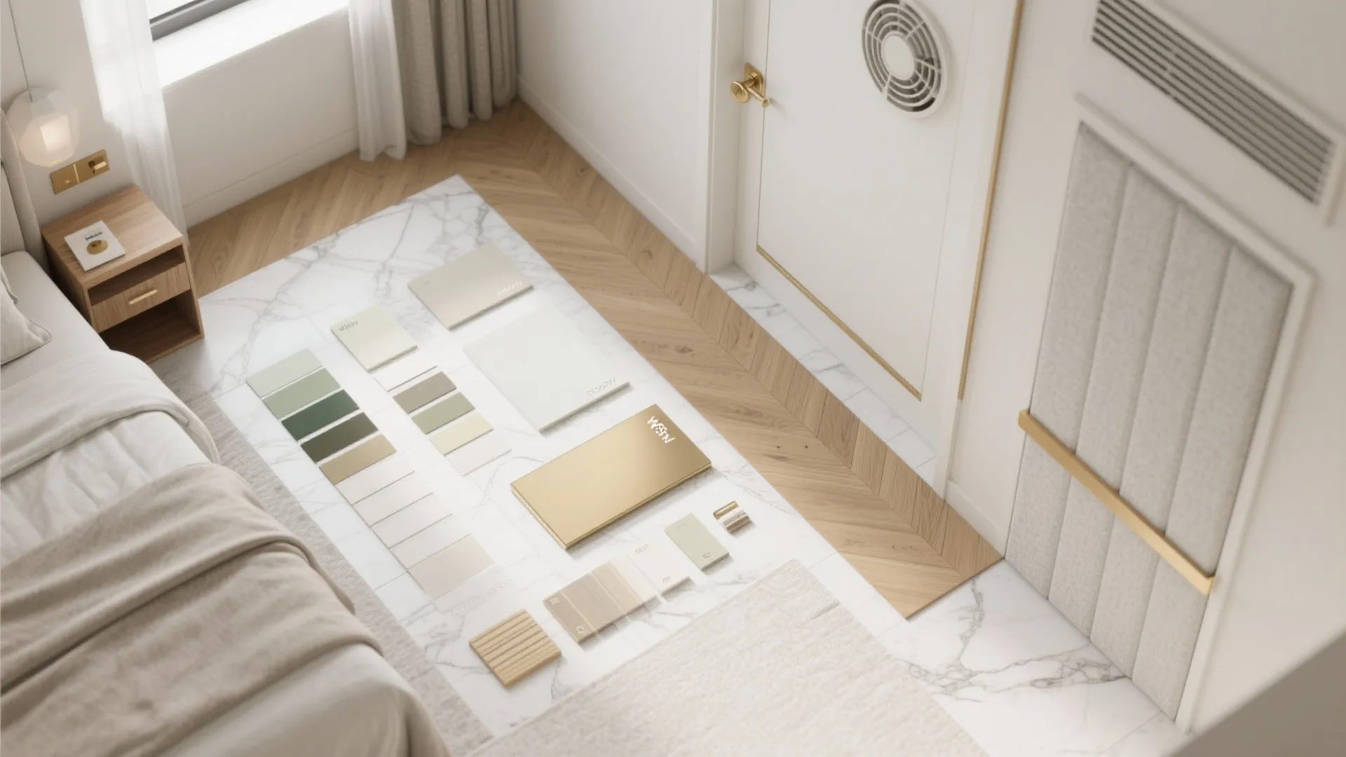 Calming Palette, Acoustics, and Ventilation