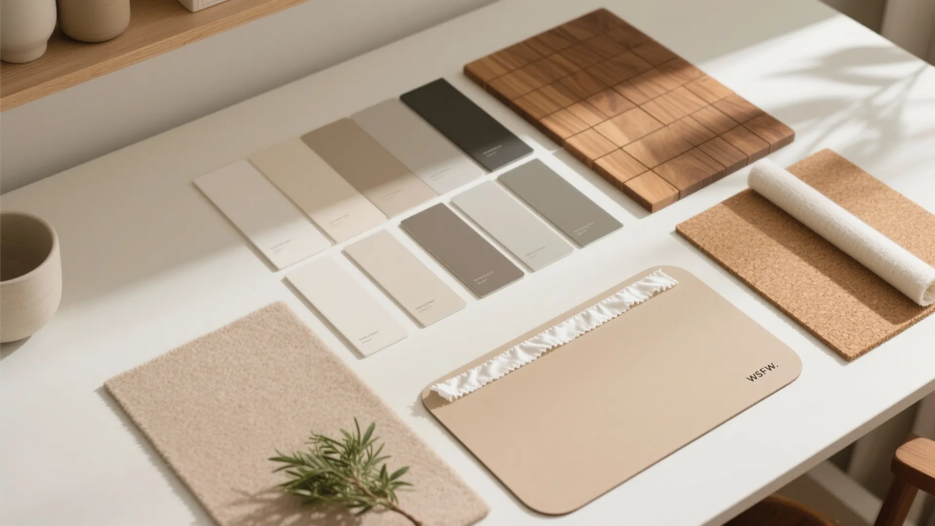 4) Zoning with Color and Materials: Calm Palette, Tactile Focus