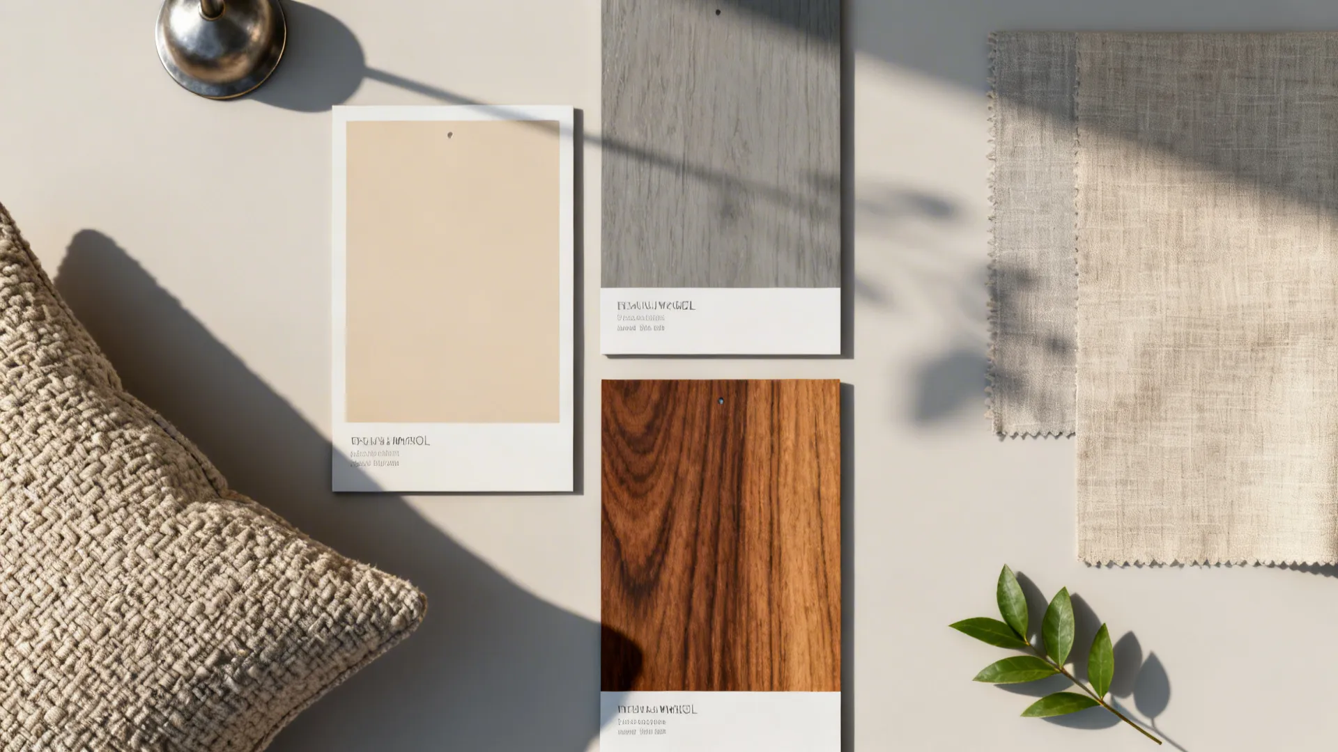 Calm Palette with Warm Wood Accents