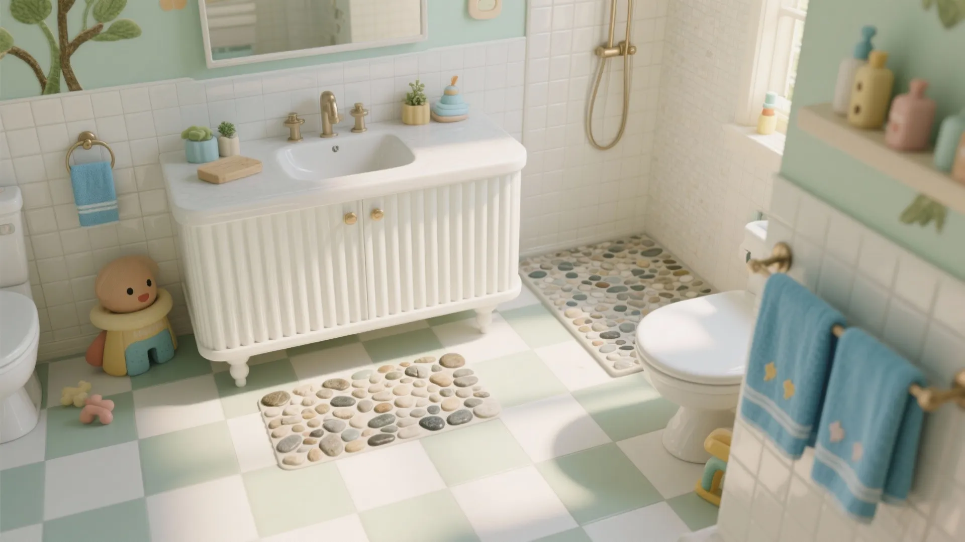 Calm Meets Play: Nature Tones and Tactile Touches