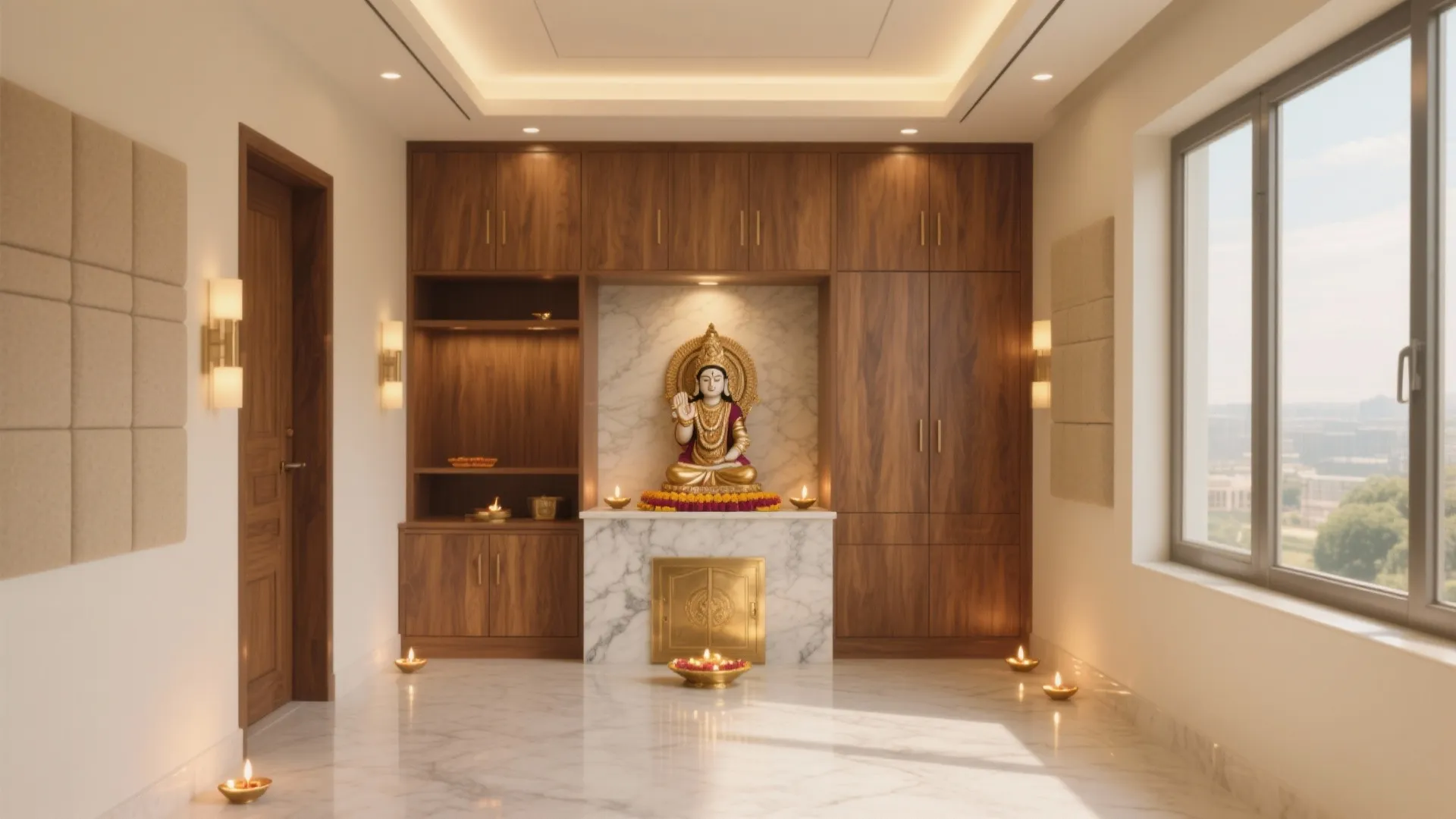 Pooja Room Placement as per Vastu: Complete Guide: 1 Minute to Discover the Best Place for Your Home Temple