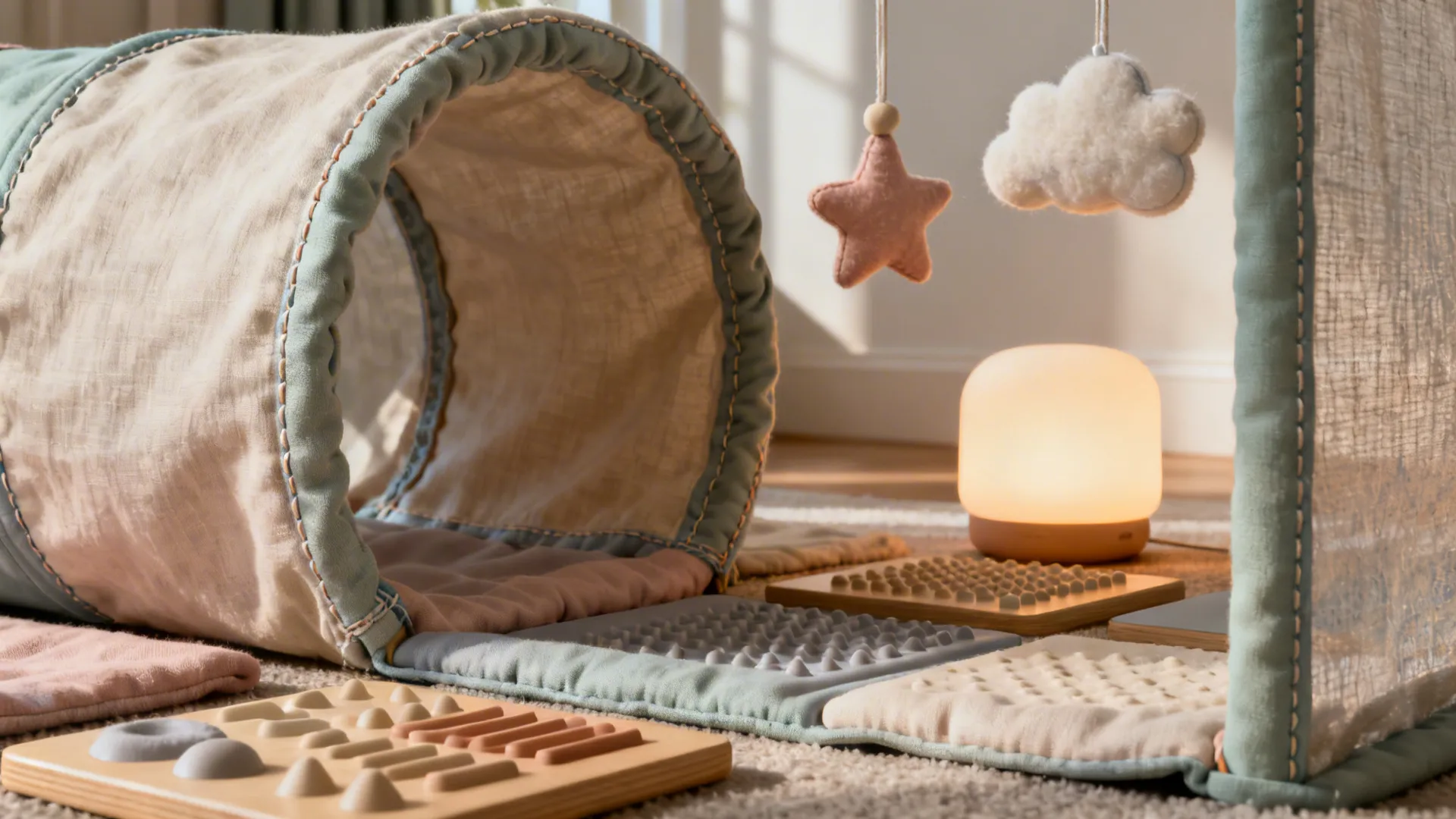 4. Sensory corners that are calm, not chaotic