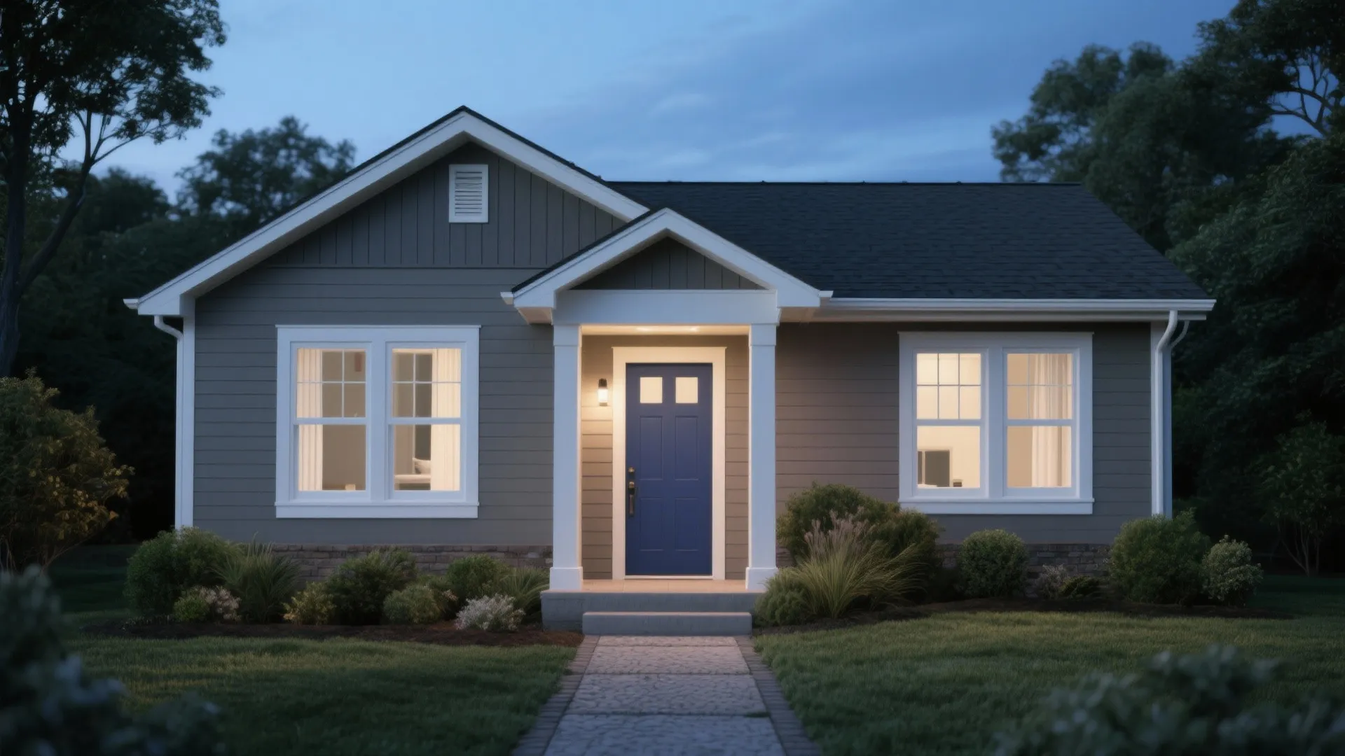 Simple Small House Exterior Design Ideas for Modern Living: 1 Minute to Transform Your Small Home’s Curb Appeal