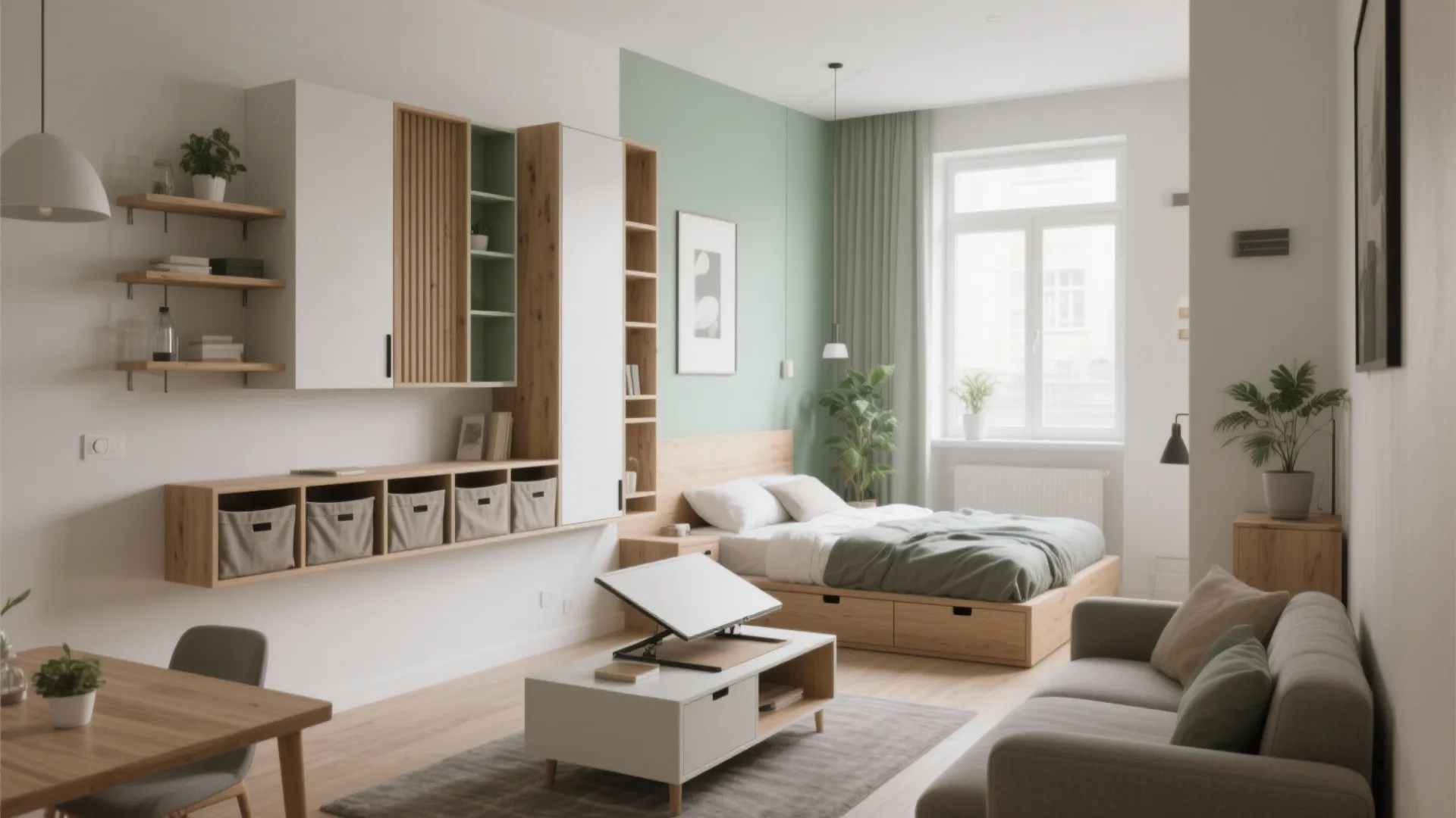 Small Apartment Storage Solutions: Design Ideas That Work: 1 Minute to Transform Your Studio: Small Apartment Storage Hacks