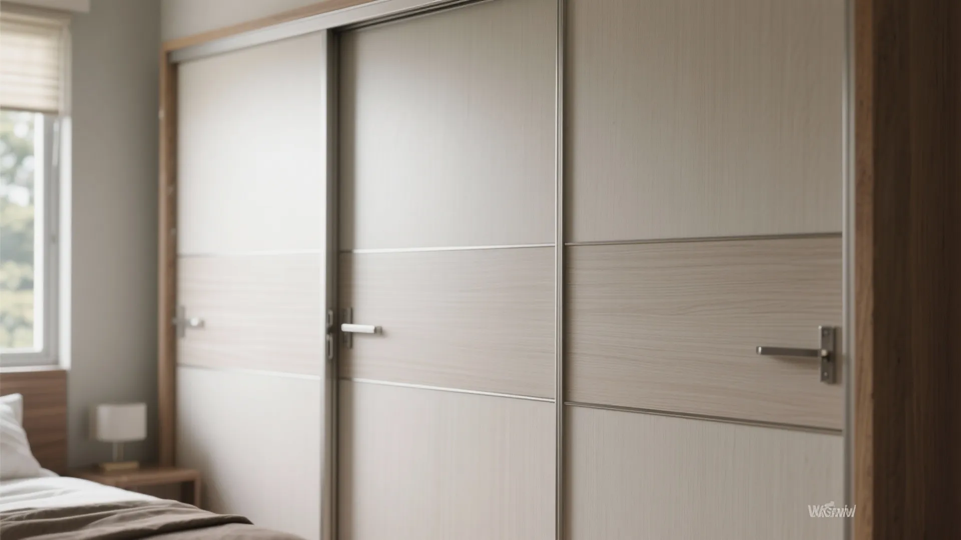 Built-in bedroom storage that feels calm