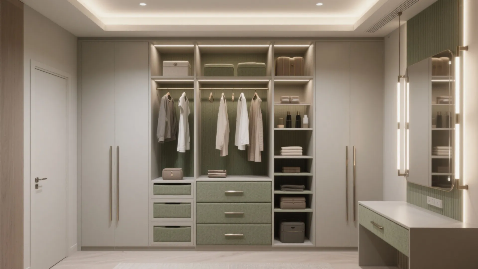 Dressing Room Almirah Design: Maximize Space with Style: 1 Minute to Your Dream Dressing Room—Effortless Almirah Design Tips