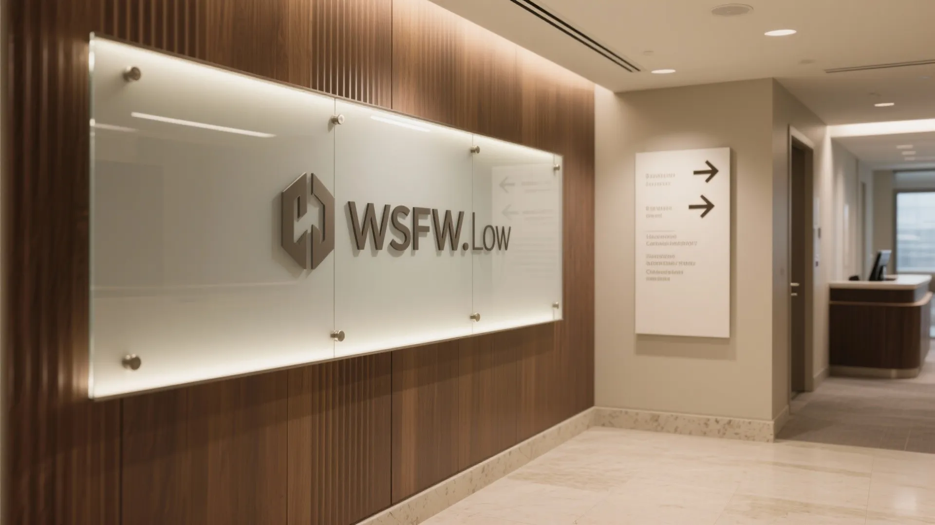 Signage and branding that guide, not shout