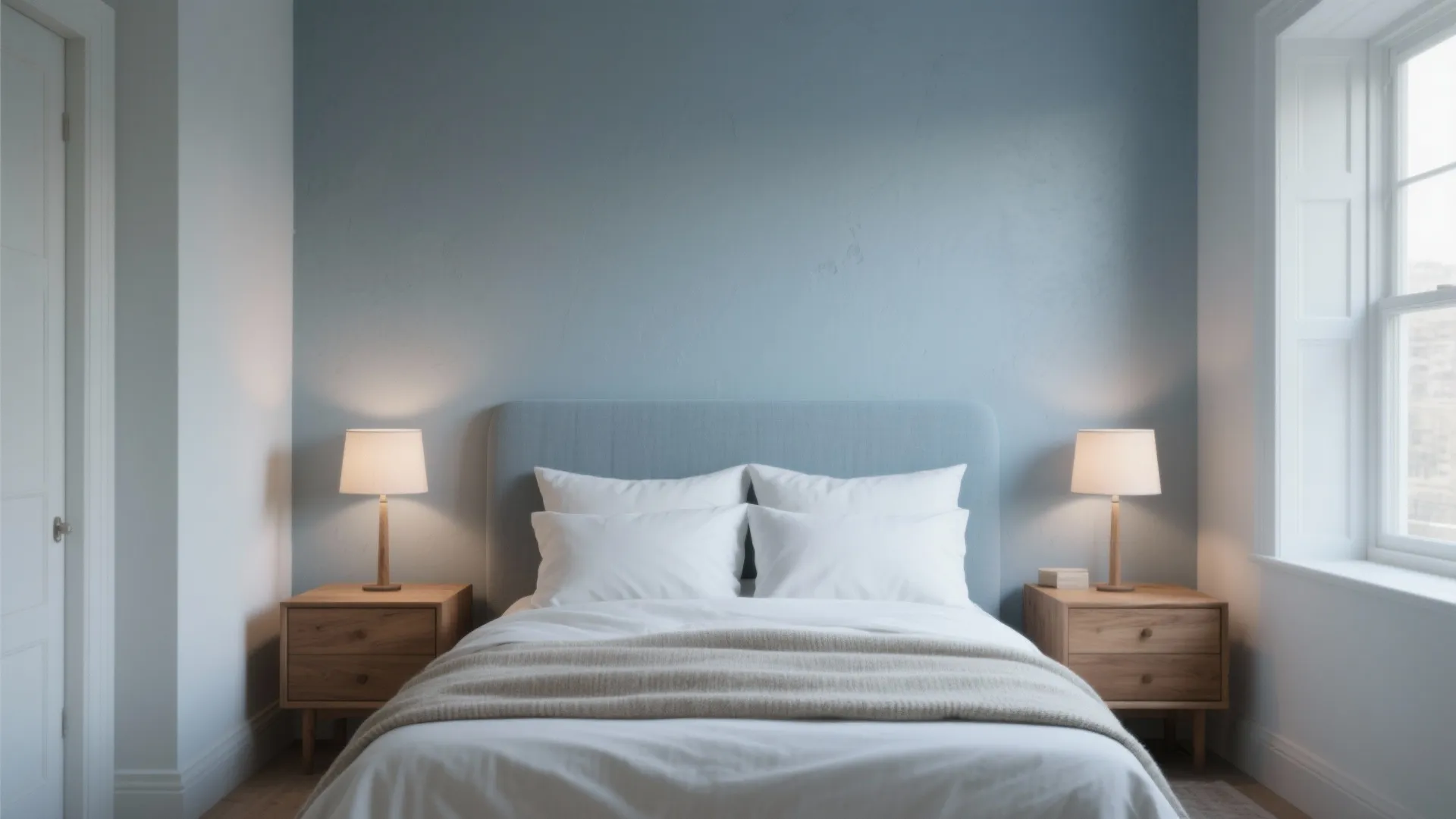 Calming Blues for the Bedroom (Restful North-West/West)