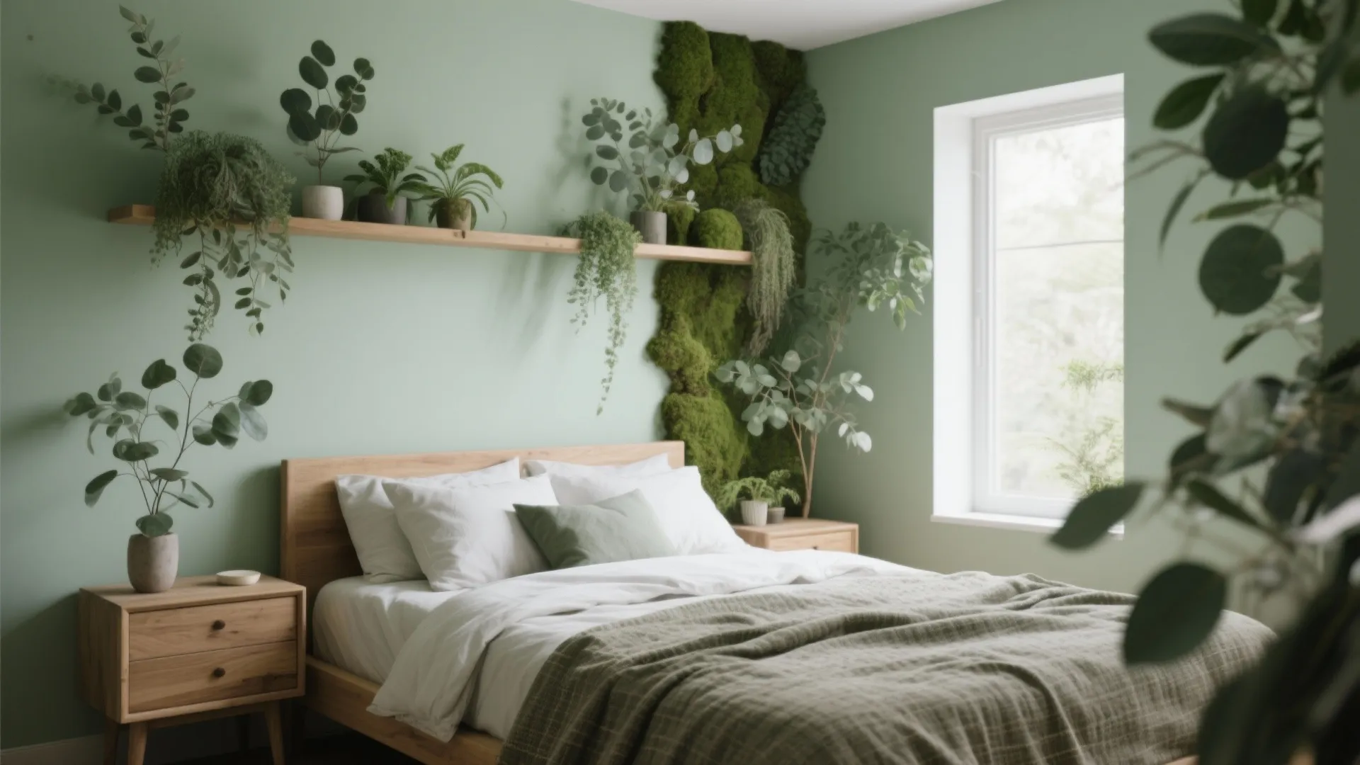 Calming Greens: Sage, Eucalyptus, and Moss